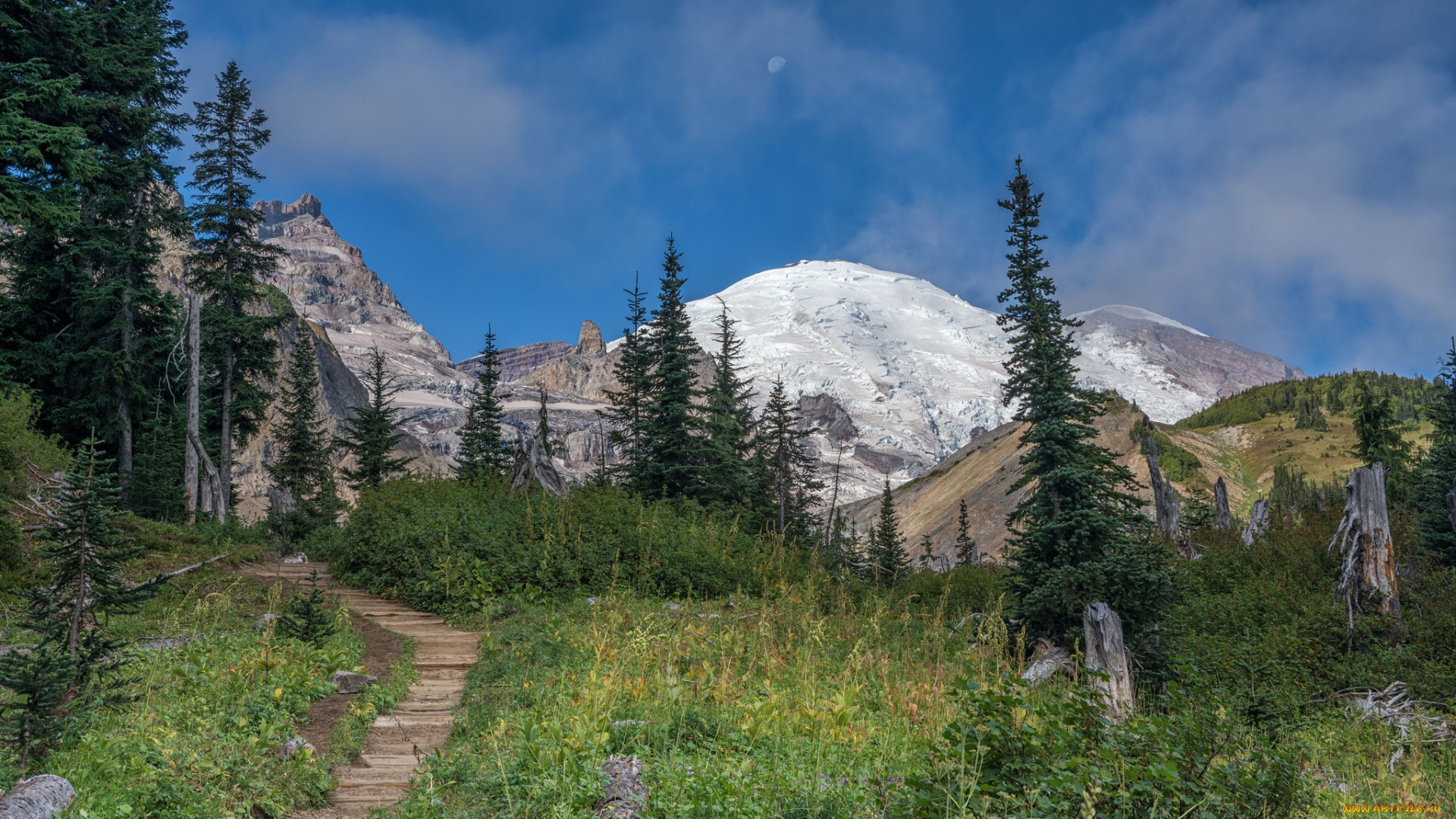 природа, горы, простор