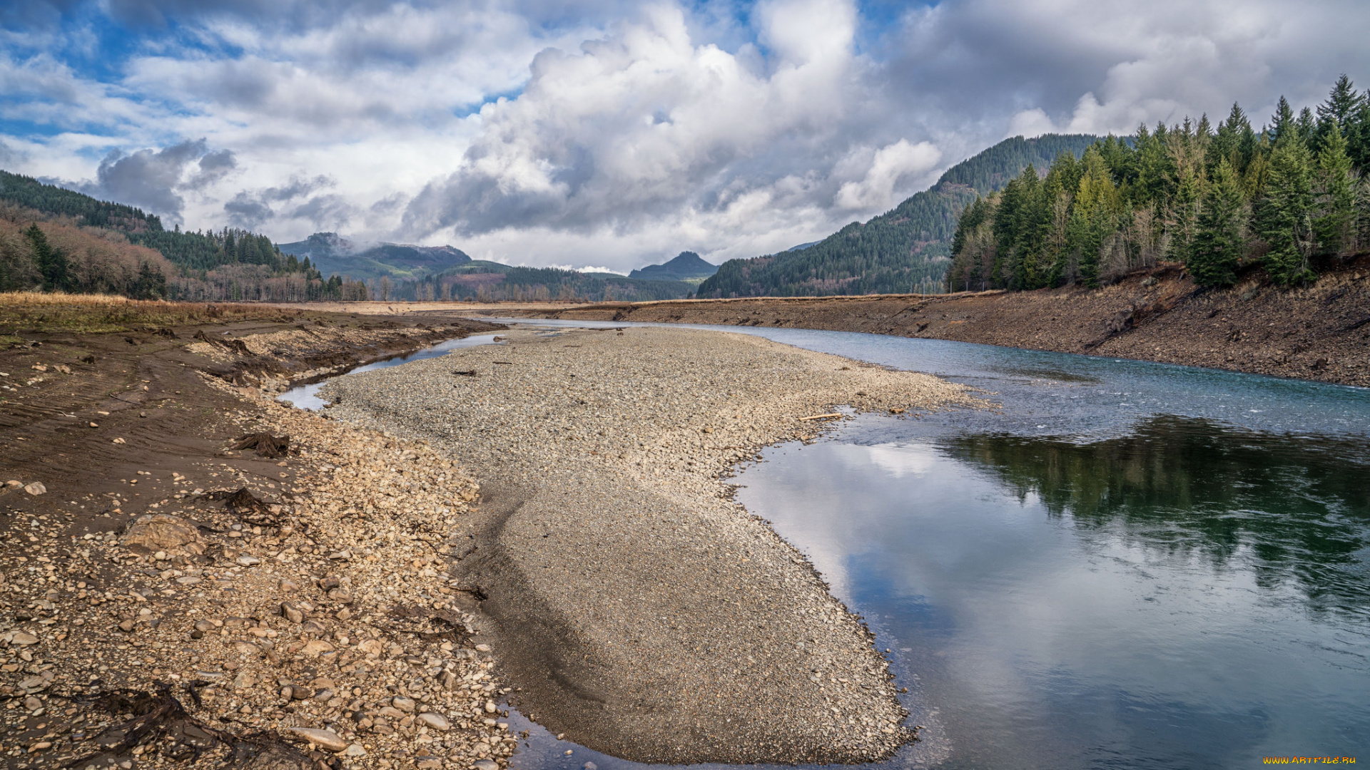 природа, реки, озера, простор