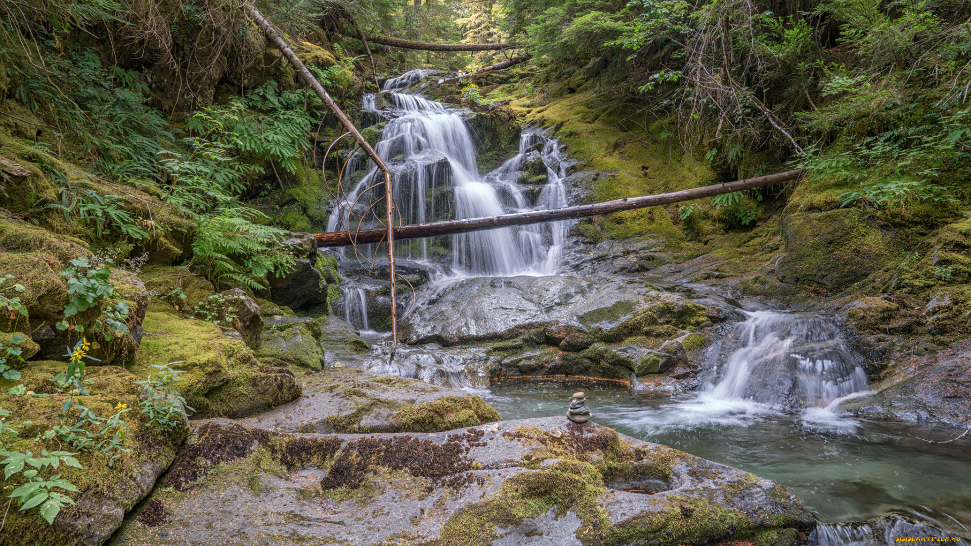 природа, водопады, простор