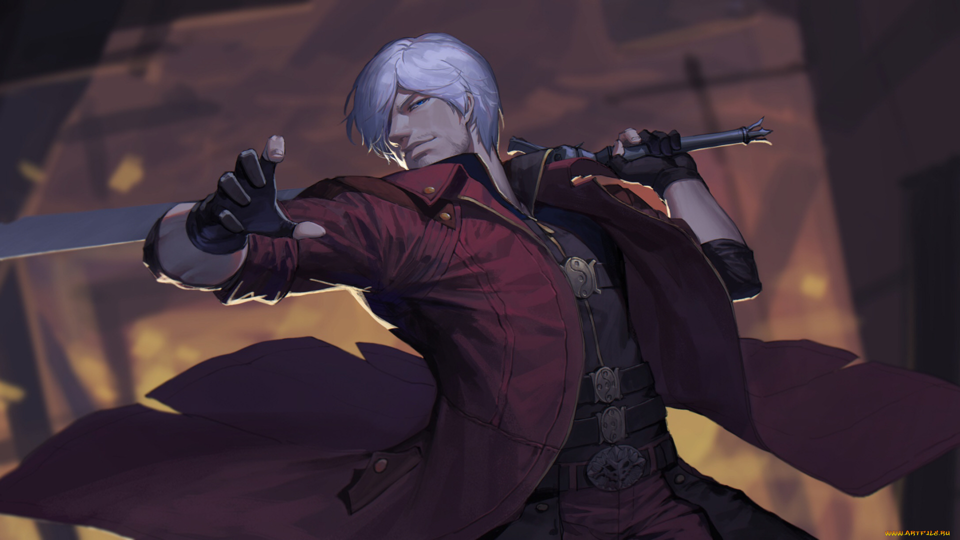 видео, игры, devil, may, cry, 5, данте