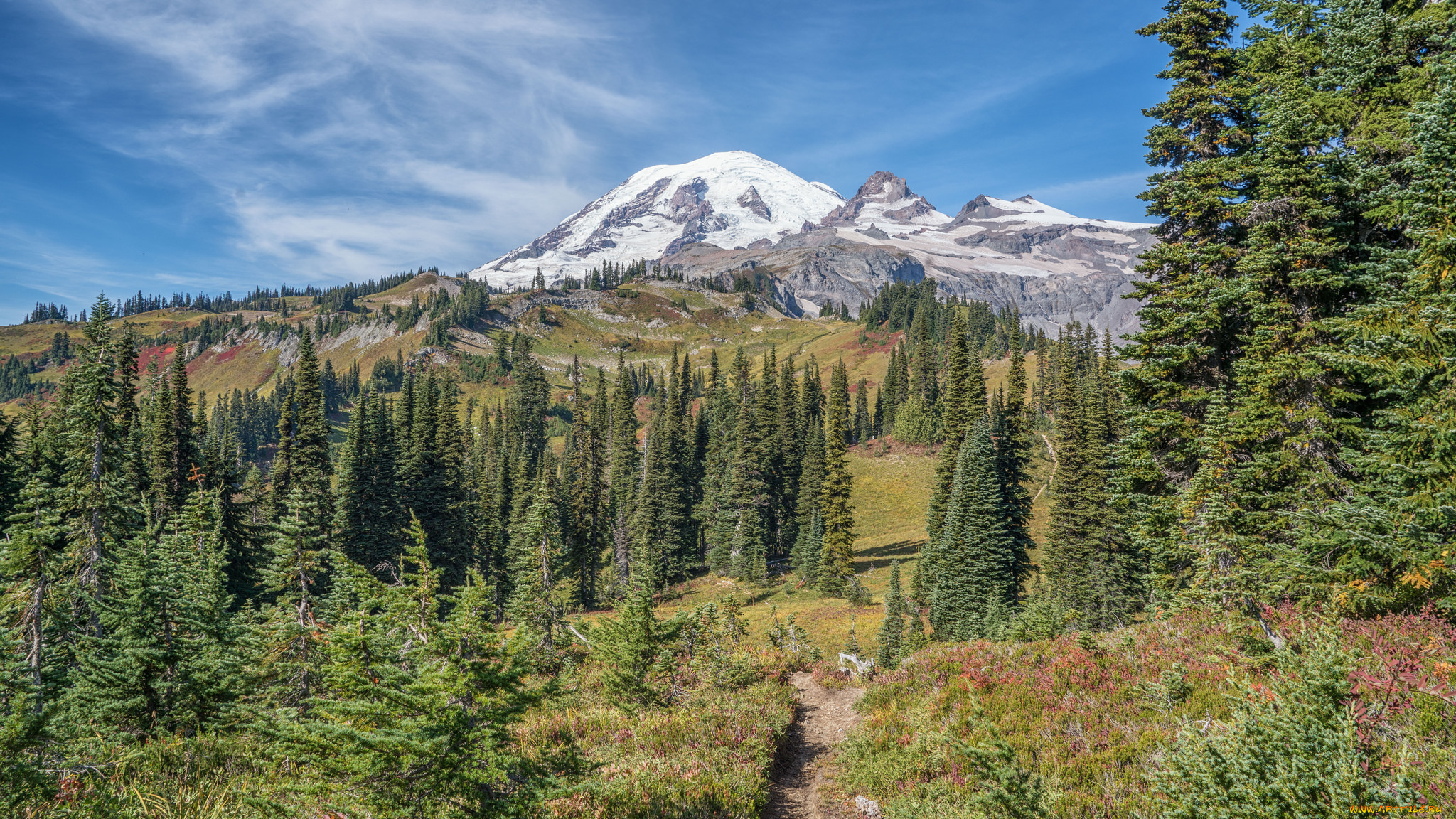 природа, горы, простор