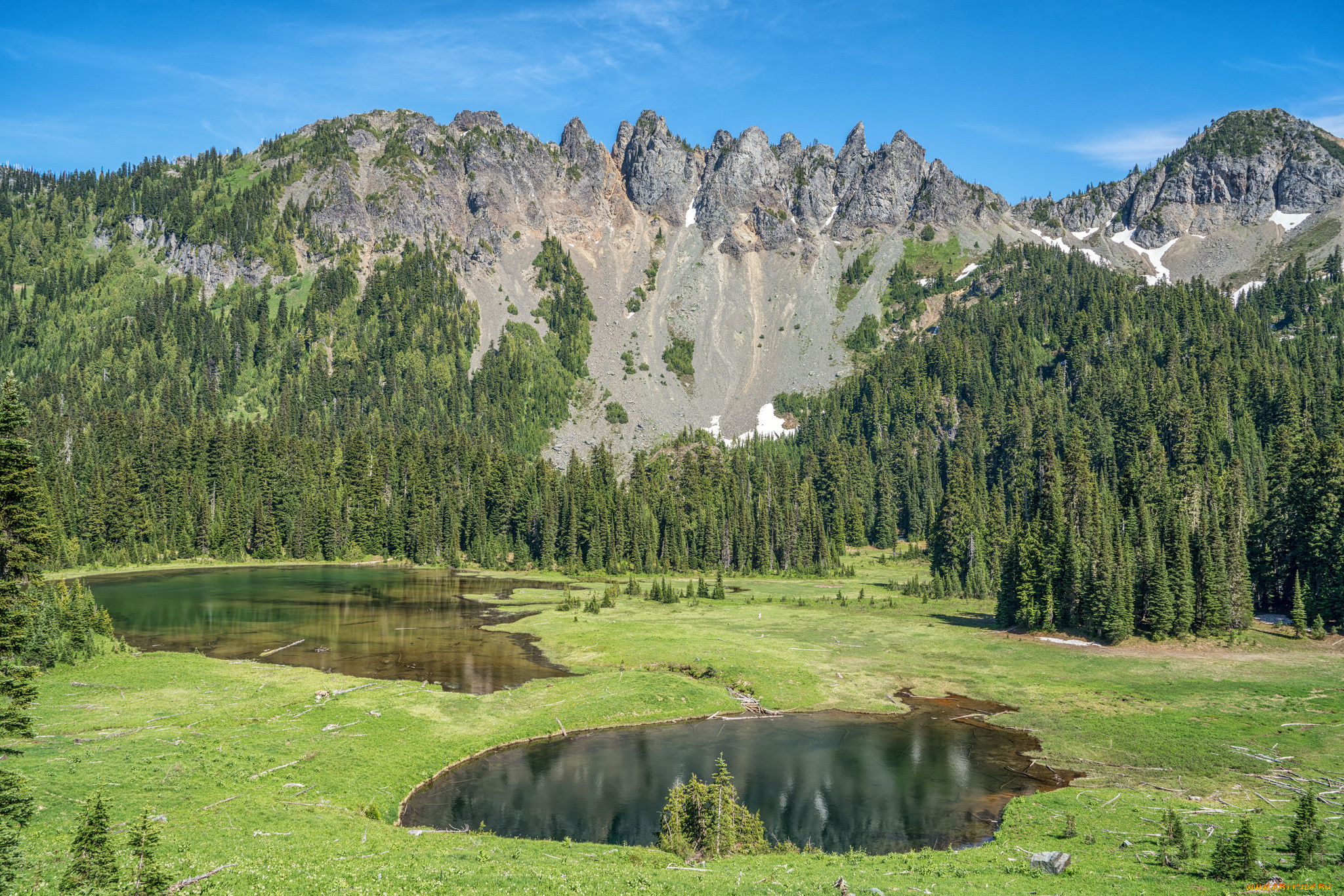 природа, горы, простор