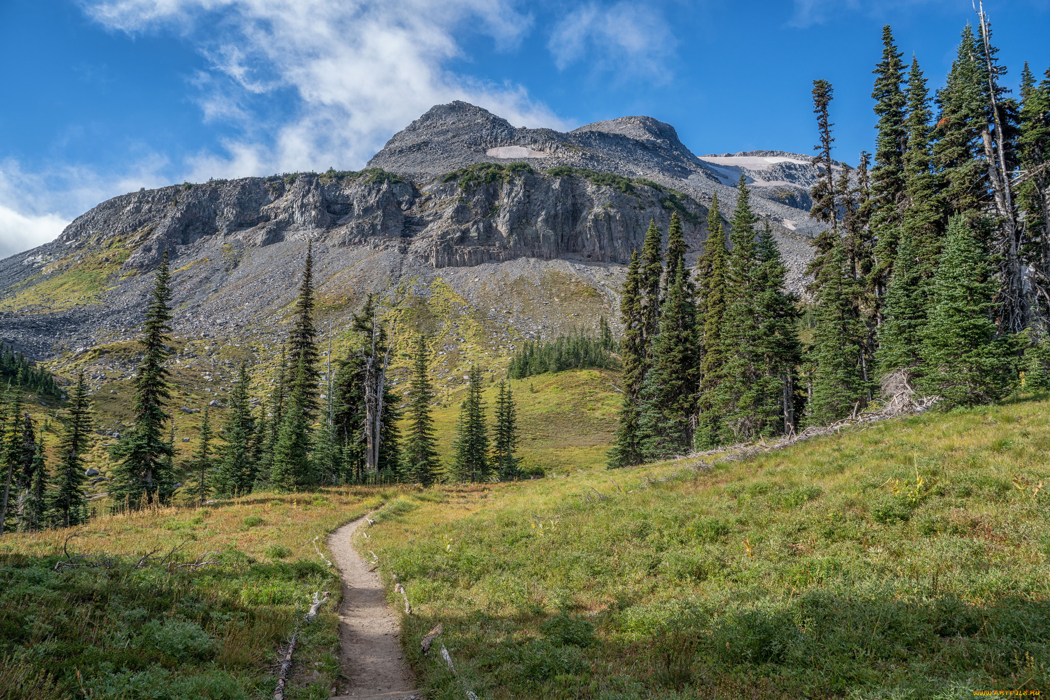 природа, горы, простор