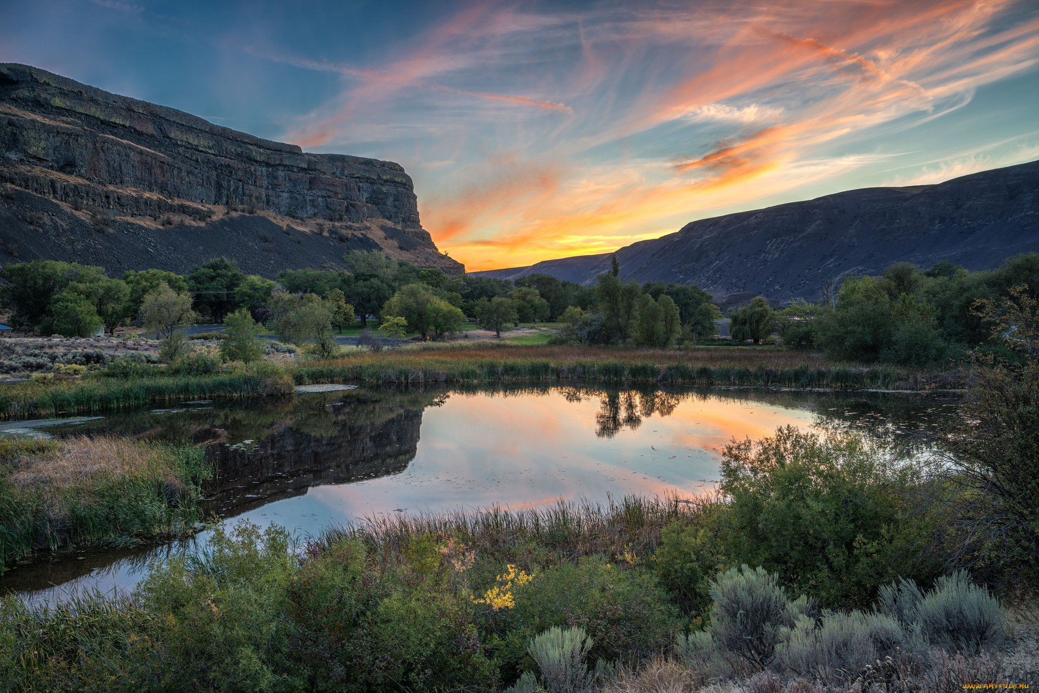 природа, реки, озера, простор