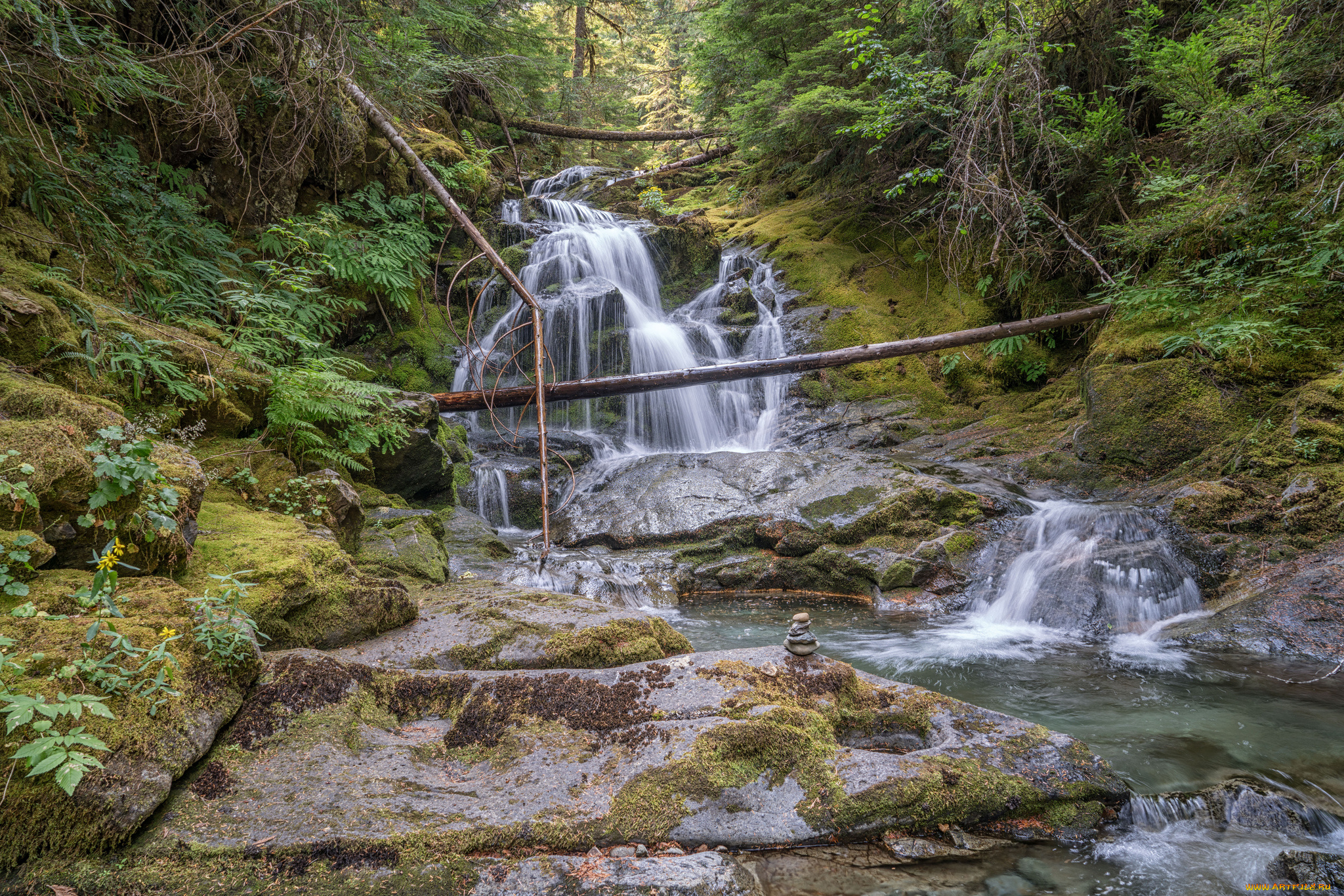 природа, водопады, простор