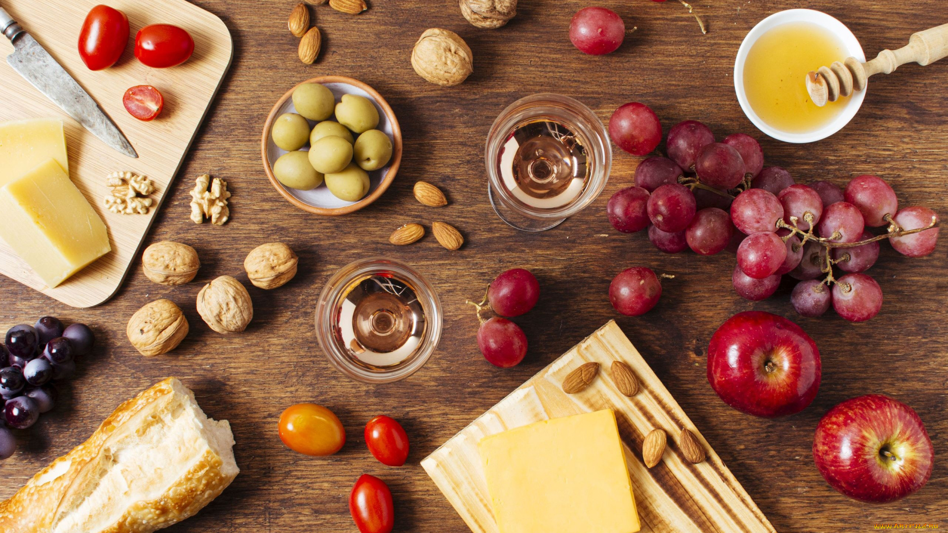 еда, блины, , оладьи, вафли, мята, черника