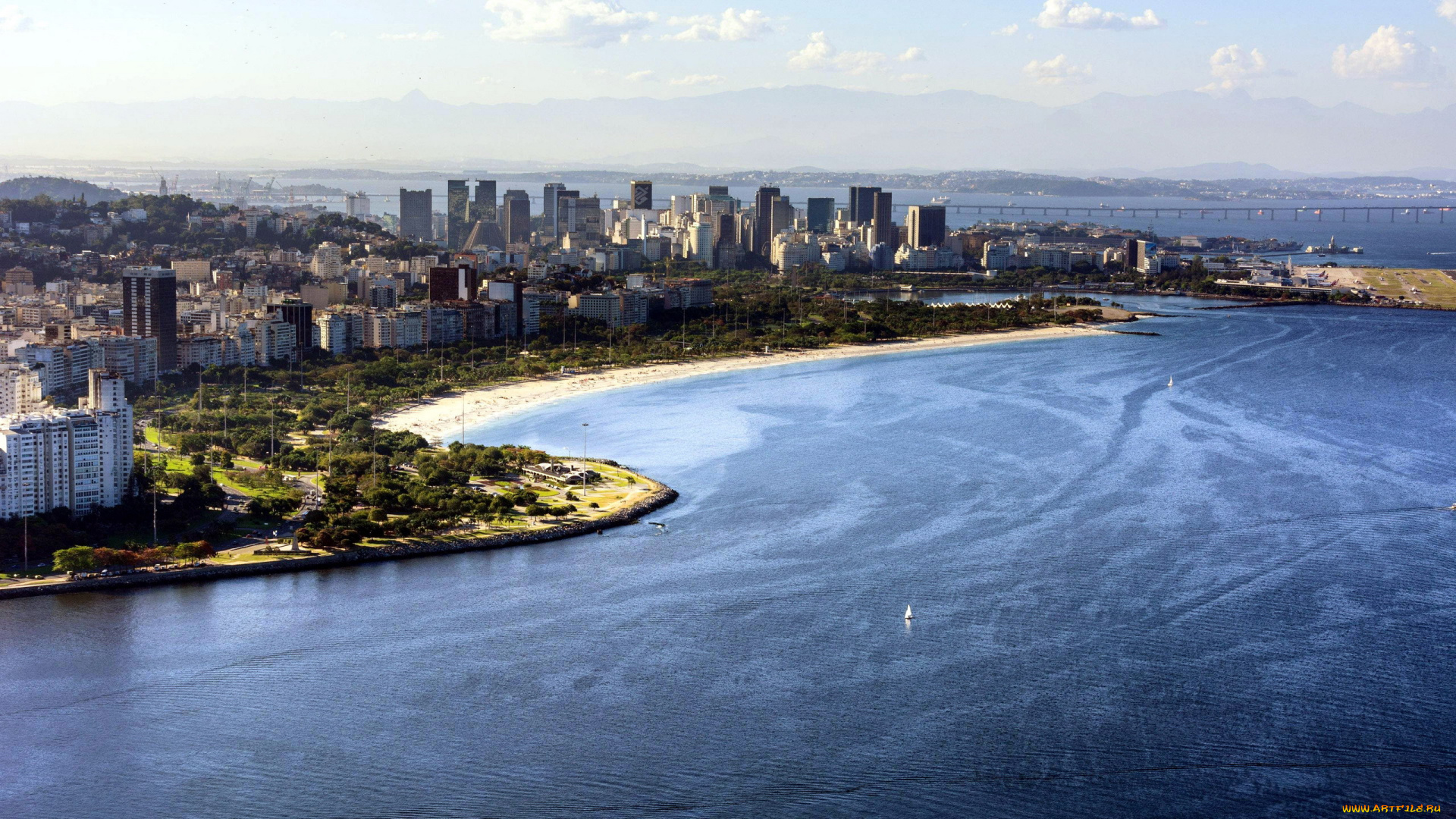 города, рио-де-жанейро, , бразилия, панорама