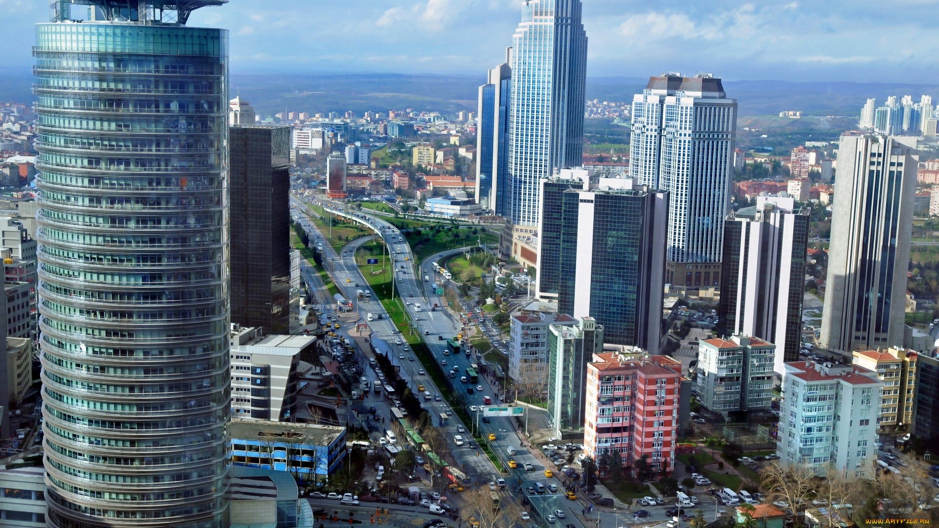 города, стамбул, , турция, панорама