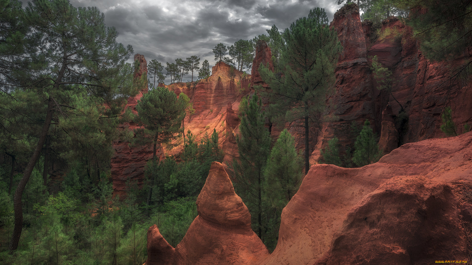 природа, горы, простор