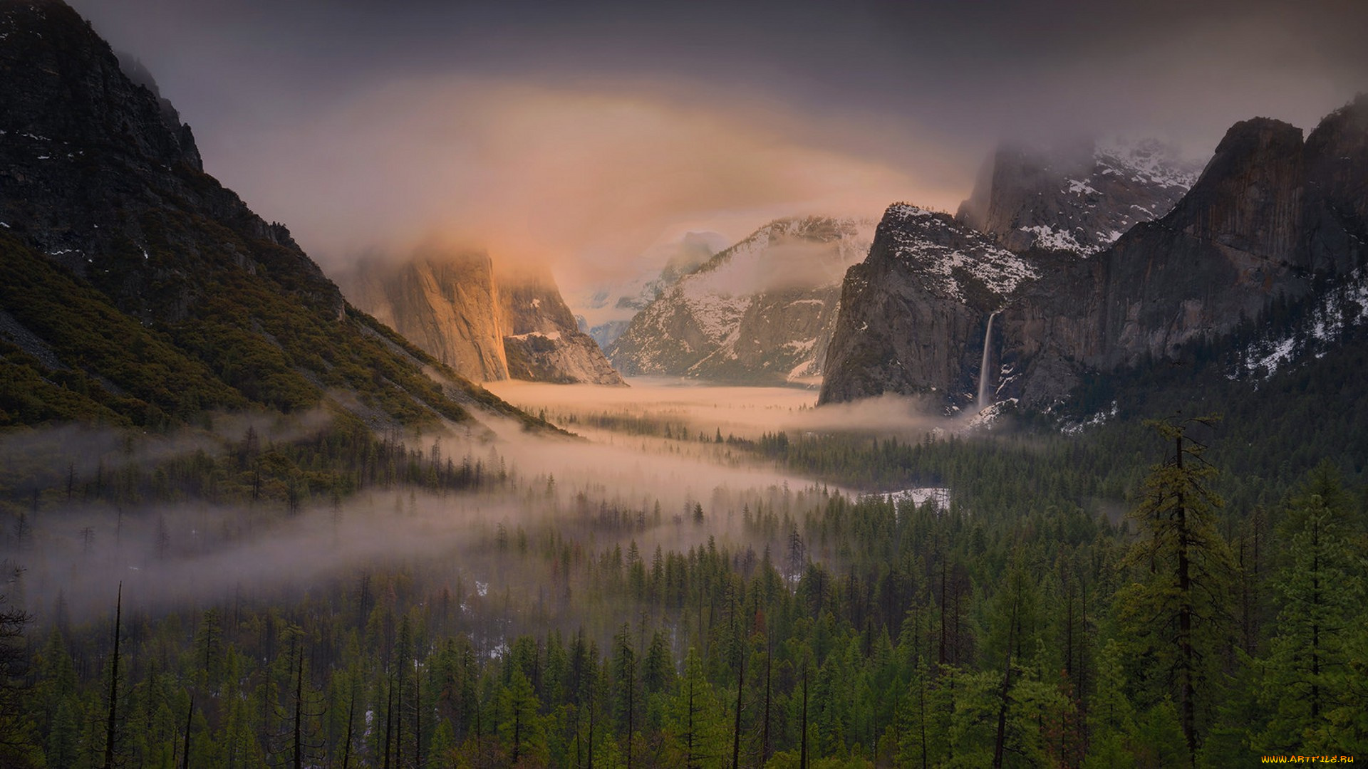 природа, горы, простор