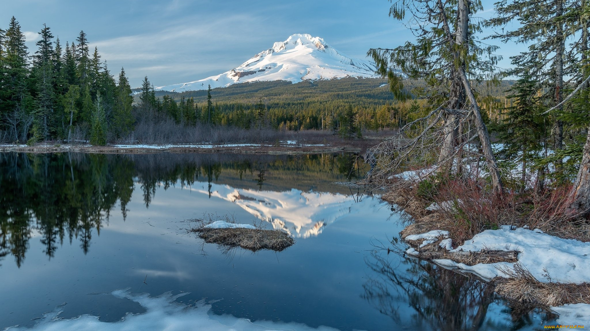 природа, реки, озера, простор