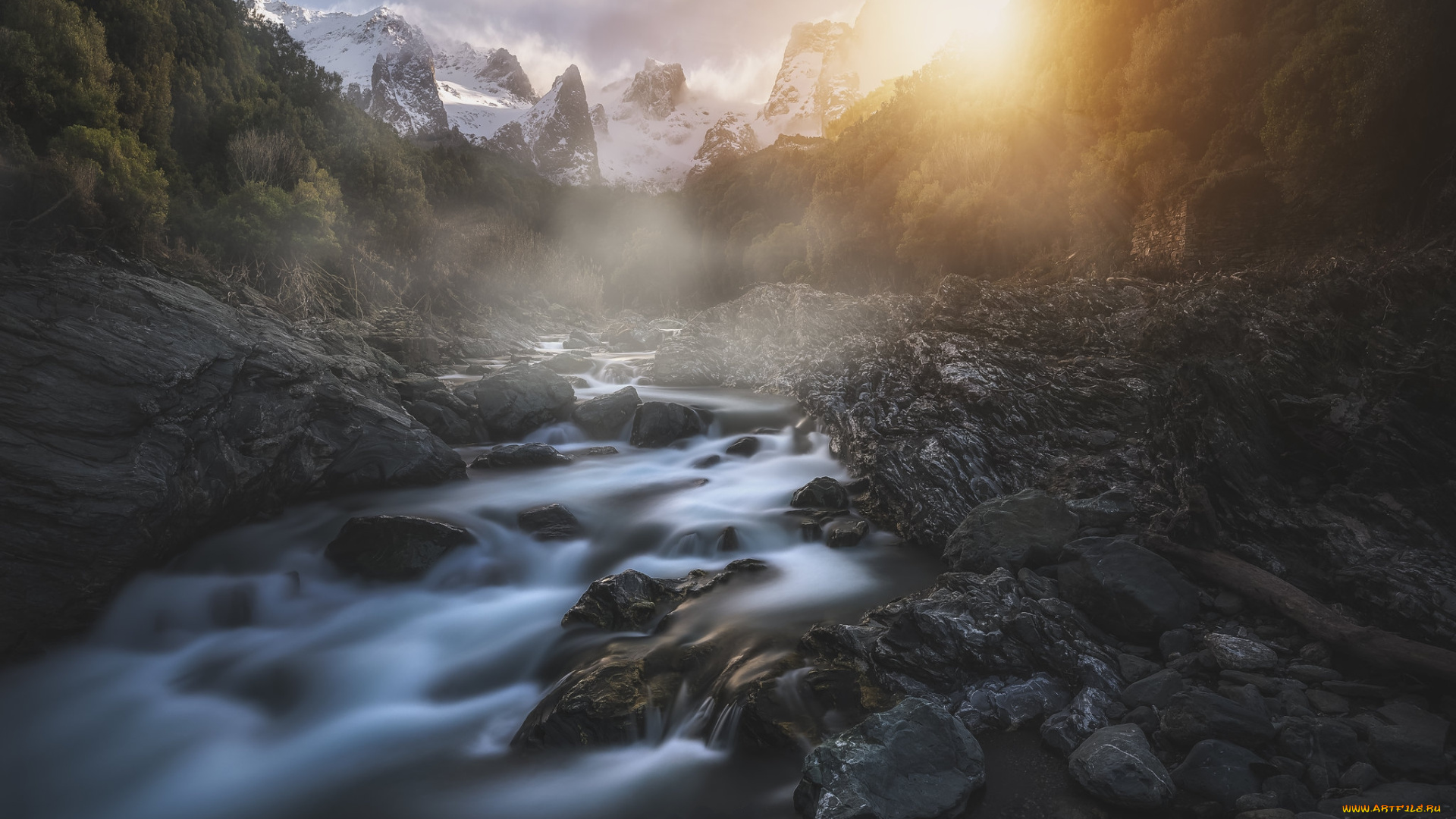 природа, реки, озера, простор