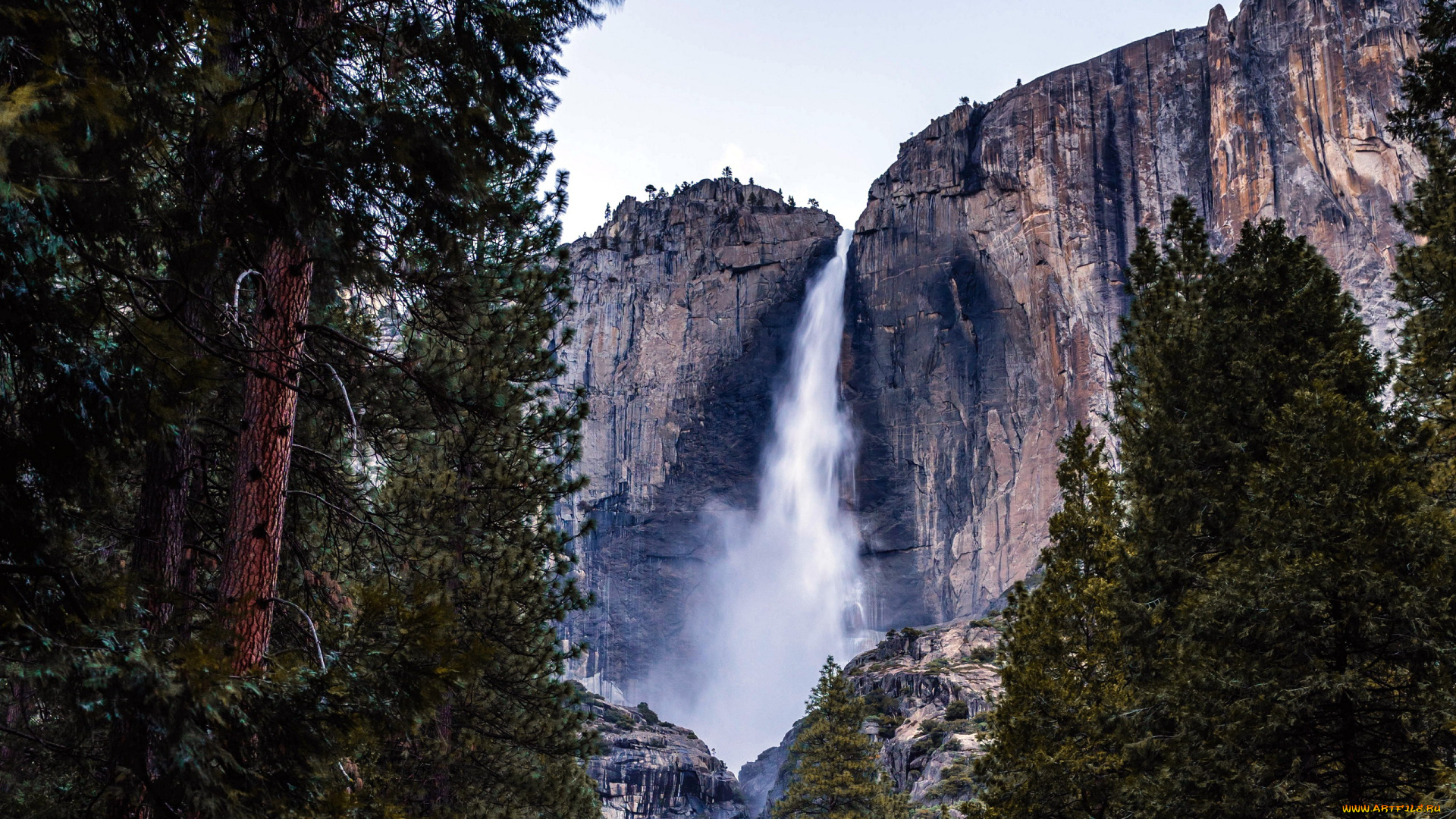 природа, водопады, поток, водопад, вода