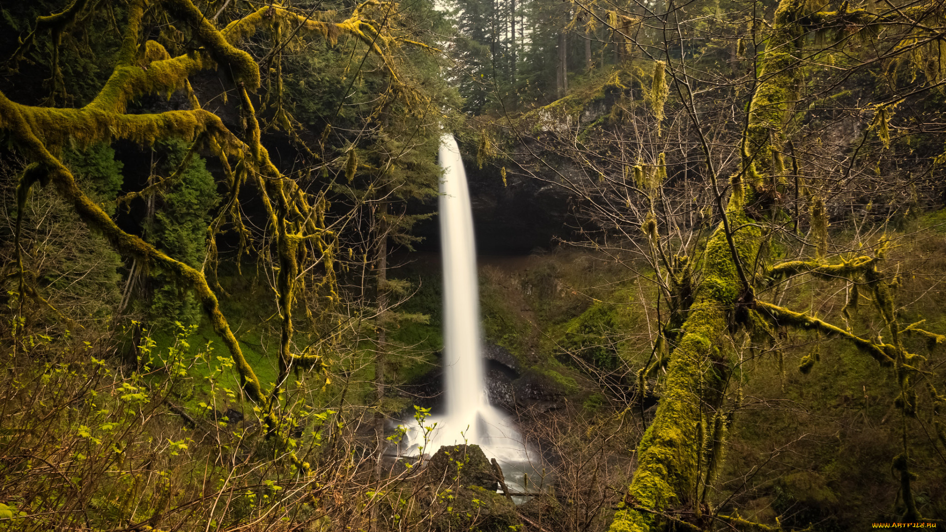 природа, водопады, простор