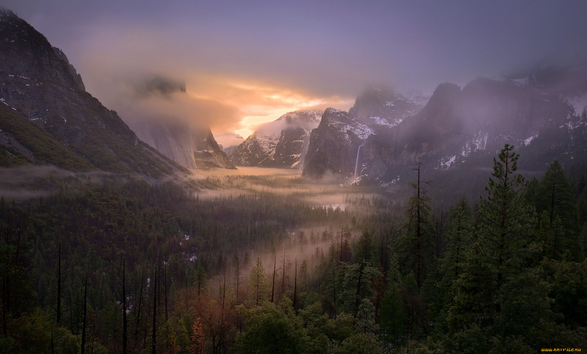 природа, горы, простор