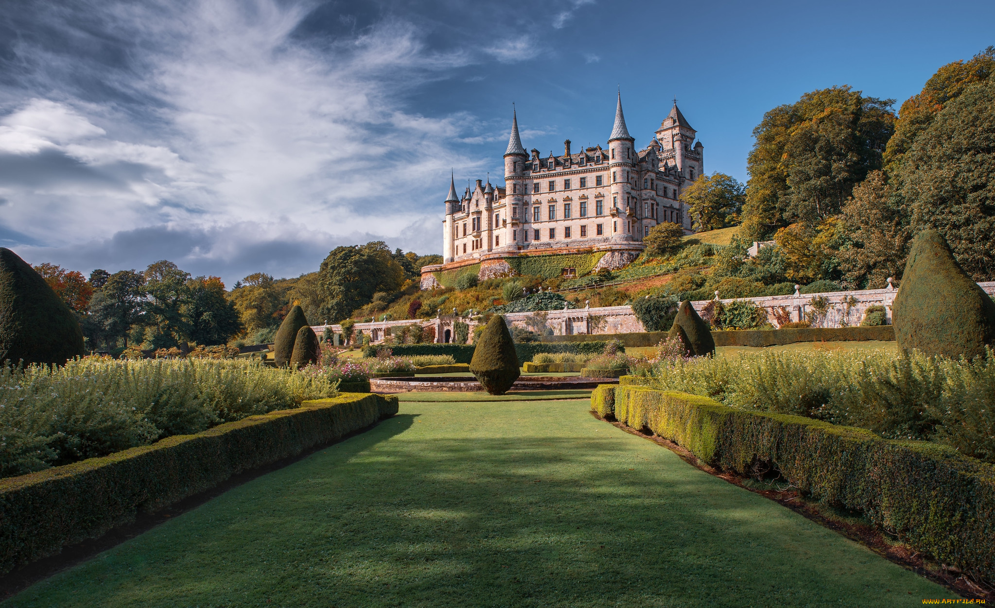 dunrobin, castle, города, -, дворцы, , замки, , крепости, простор