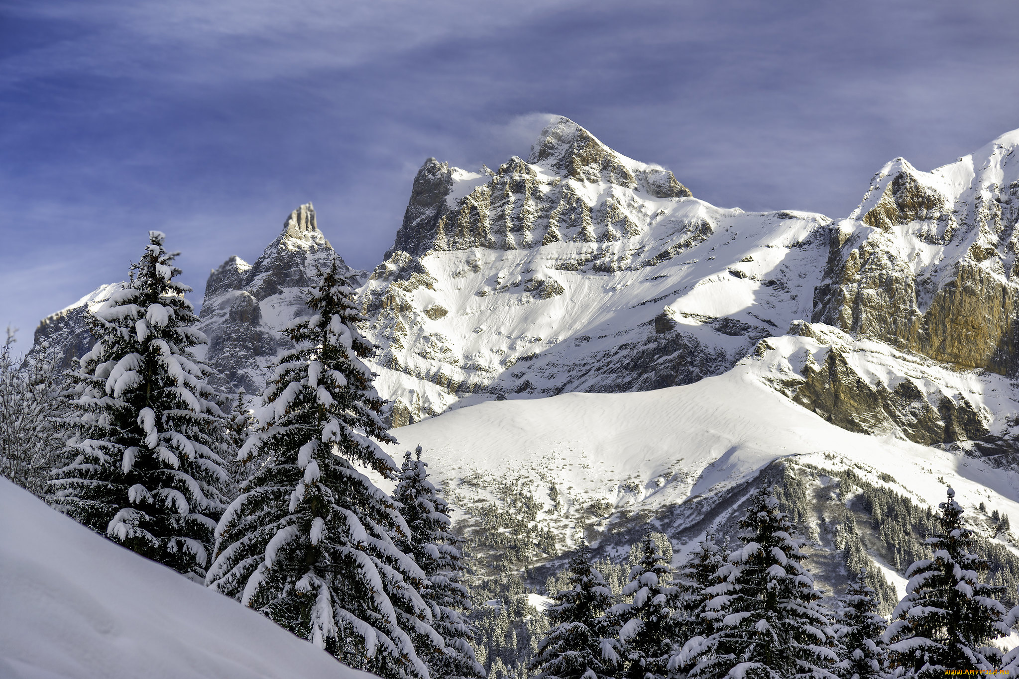 природа, горы, простор