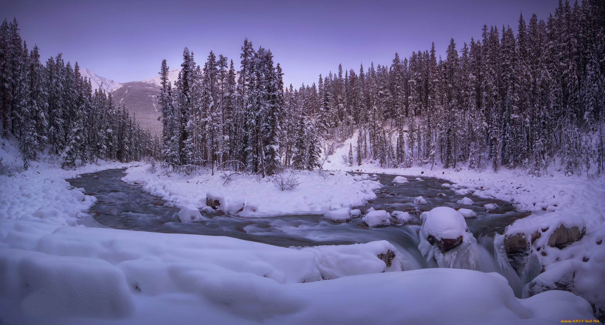 природа, зима, простор