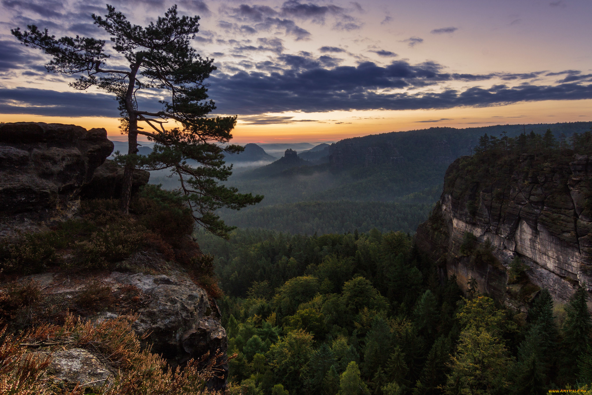 природа, горы, простор