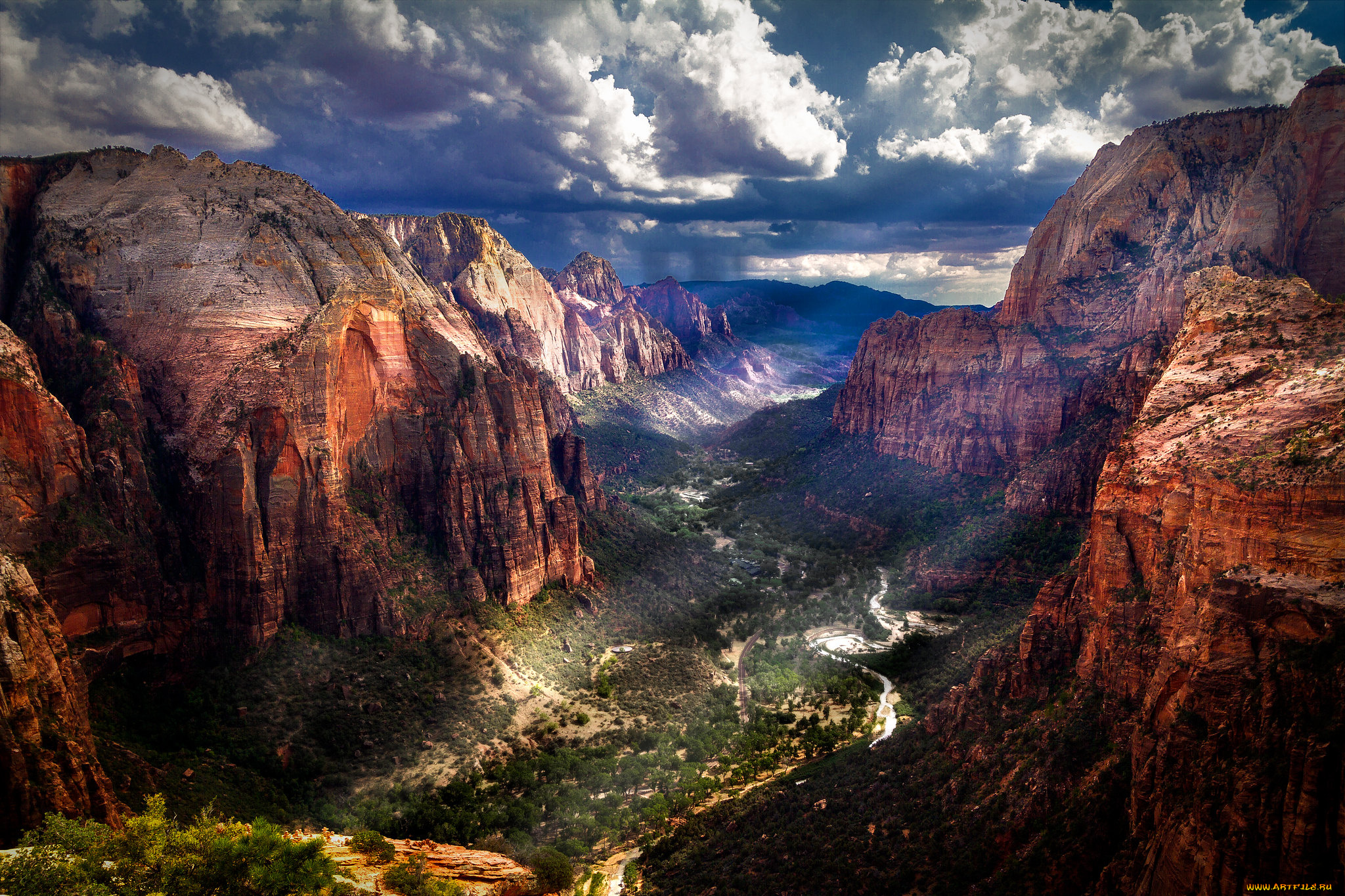 природа, горы, простор