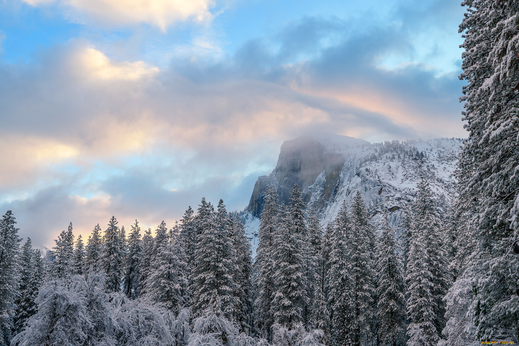 природа, горы, простор