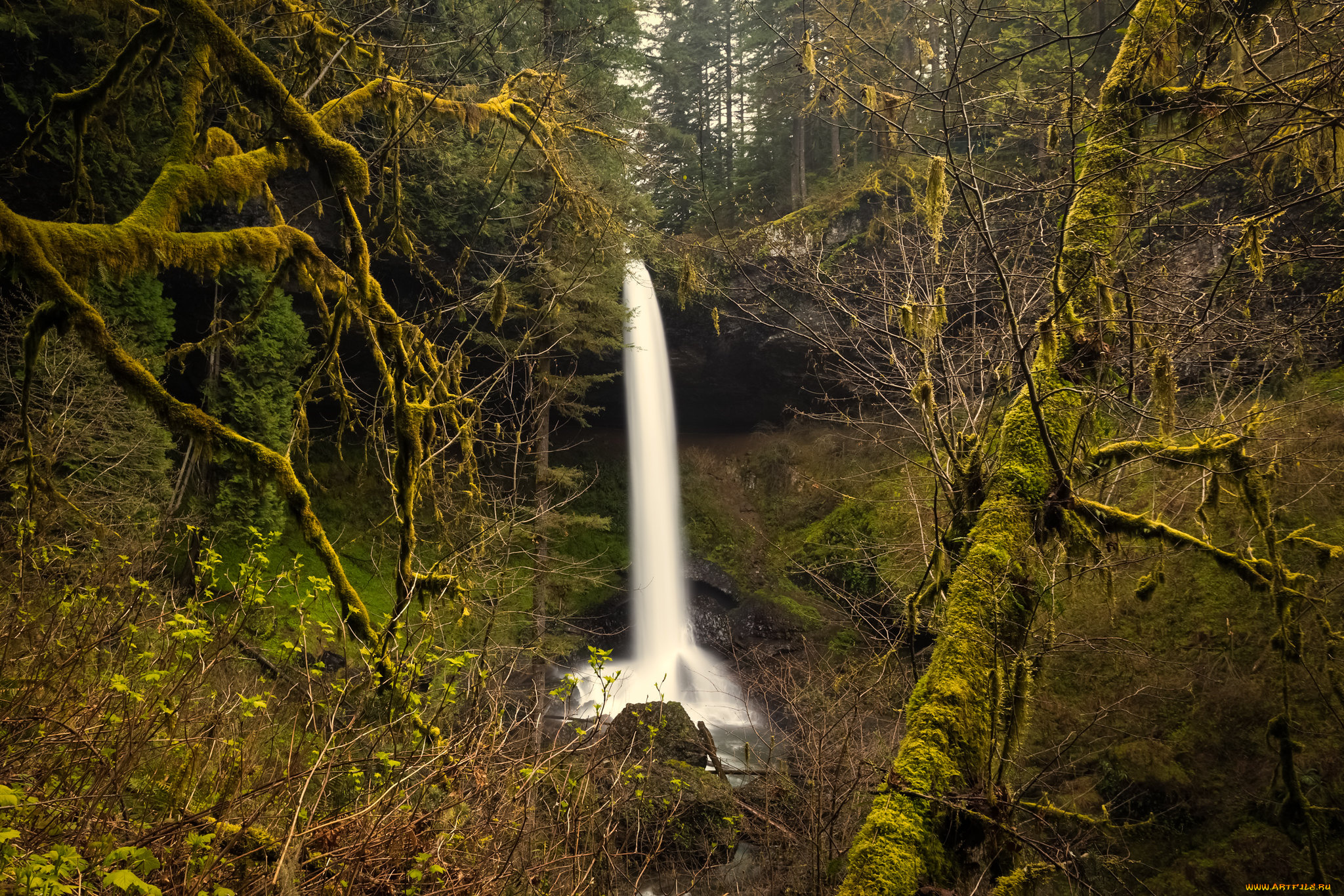 природа, водопады, простор
