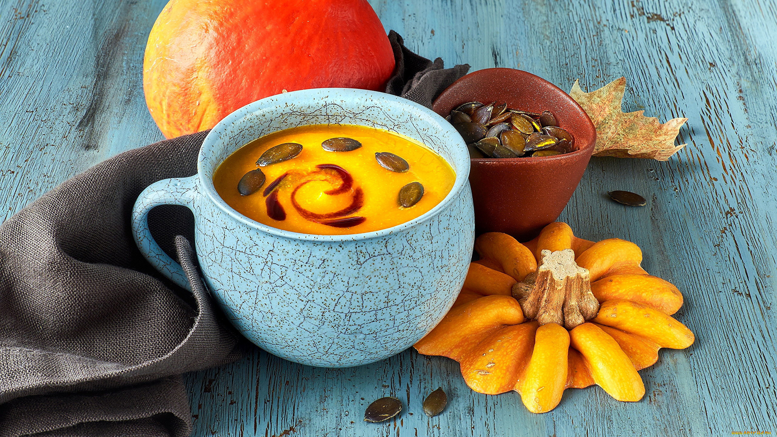 еда, первые, блюда, тыквенный, суп