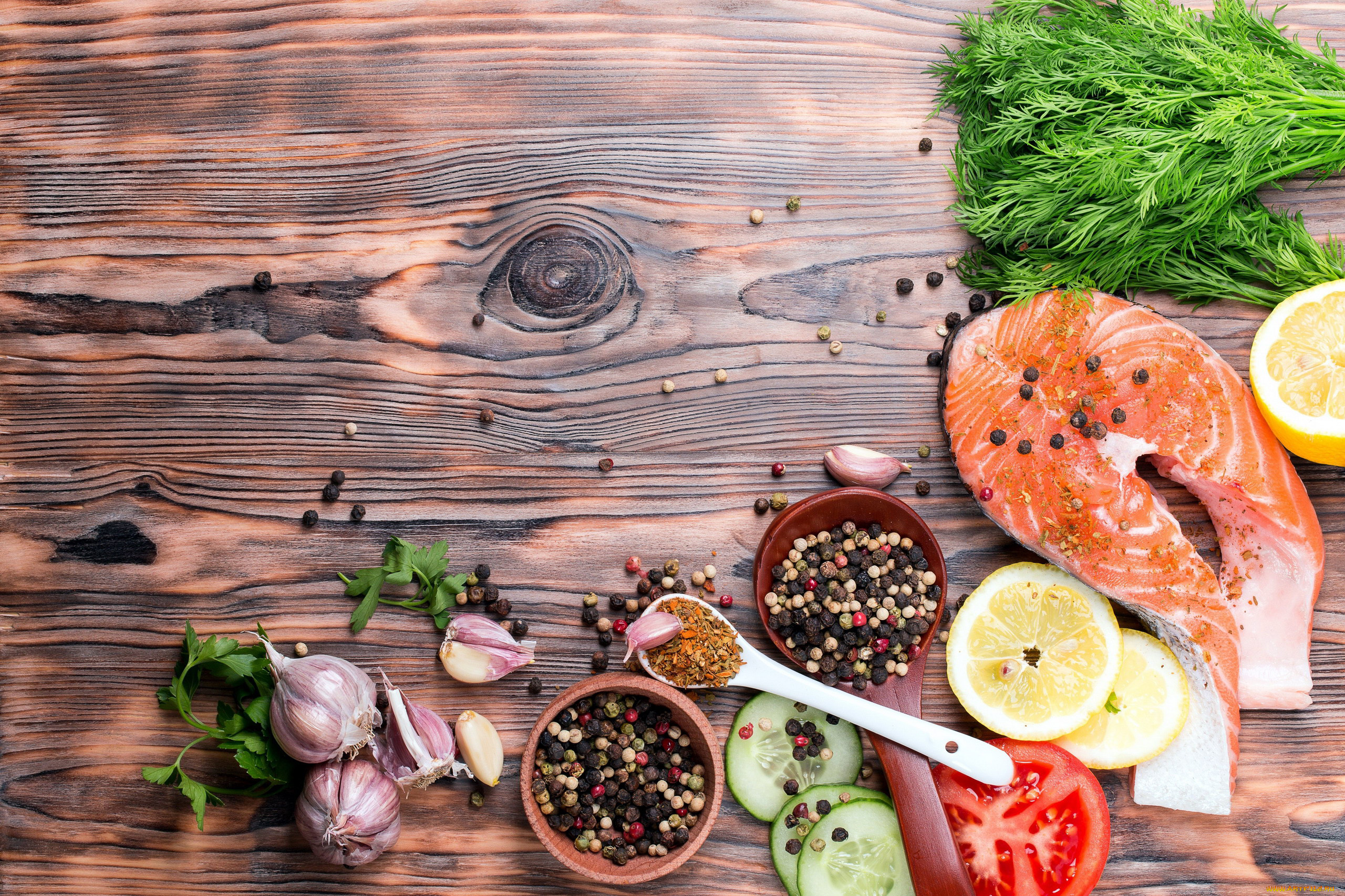 еда, рыба, , морепродукты, , суши, , роллы, укроп, перец, форель, чеснок