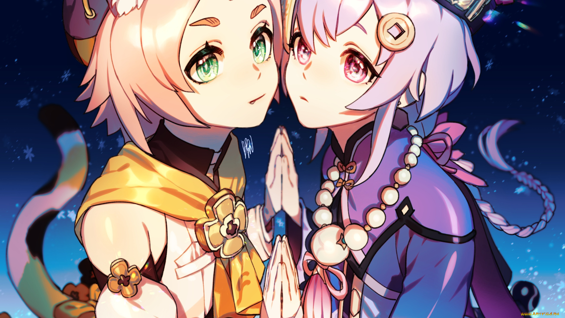 аниме, genshin, impact, genshin, impact