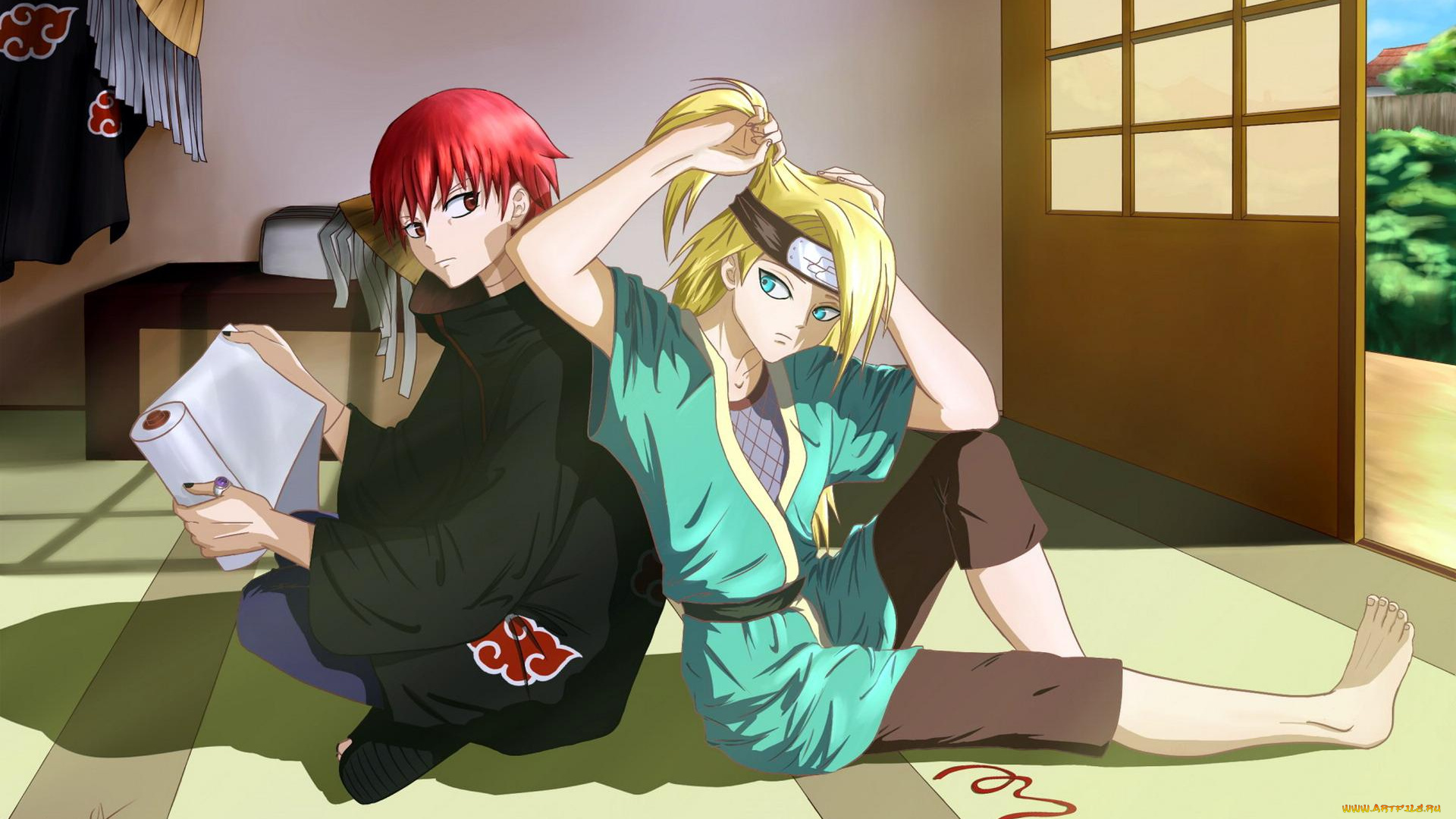 аниме, naruto, сасори, дейдара