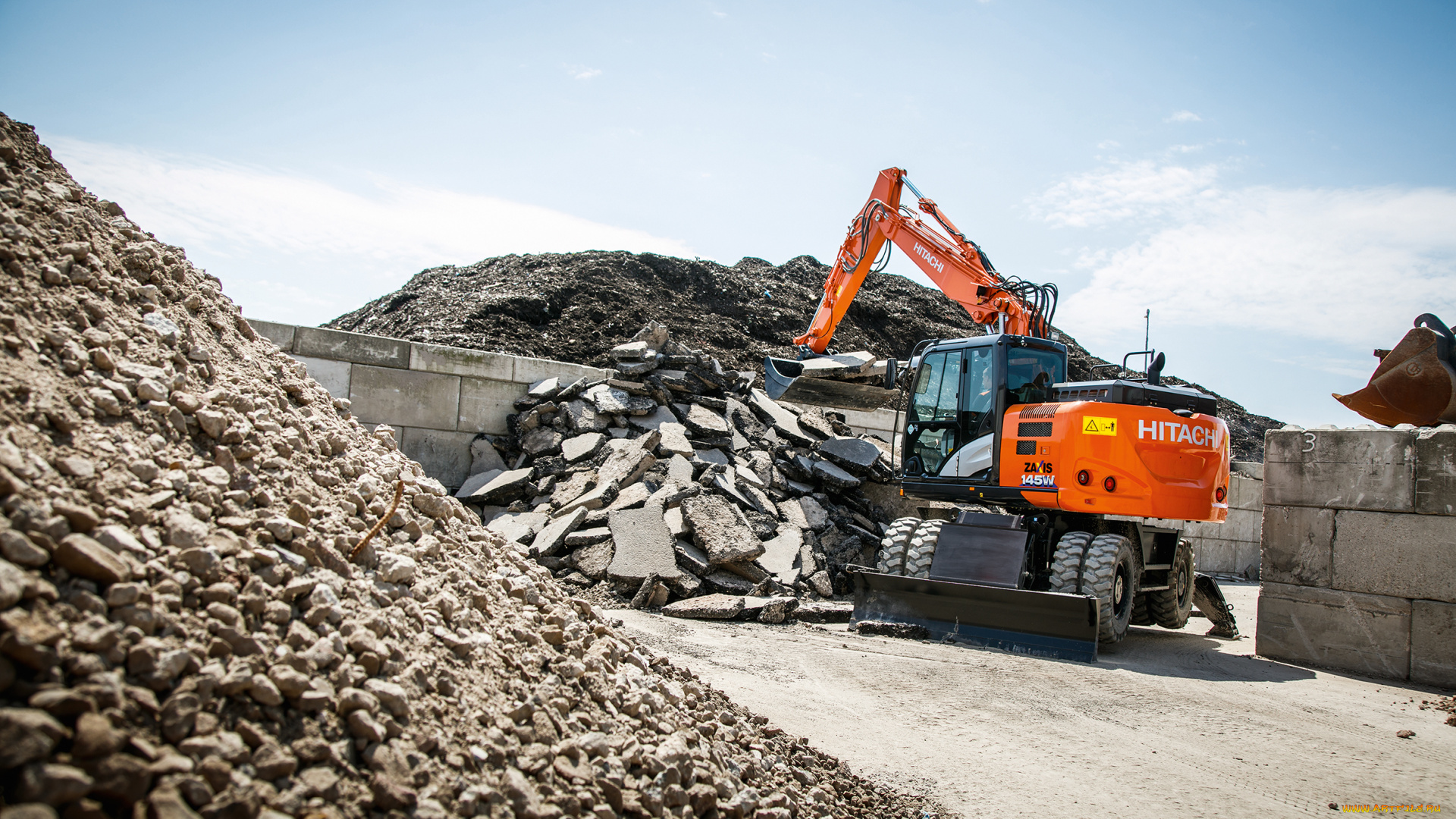 техника, экскаваторы, hitachi