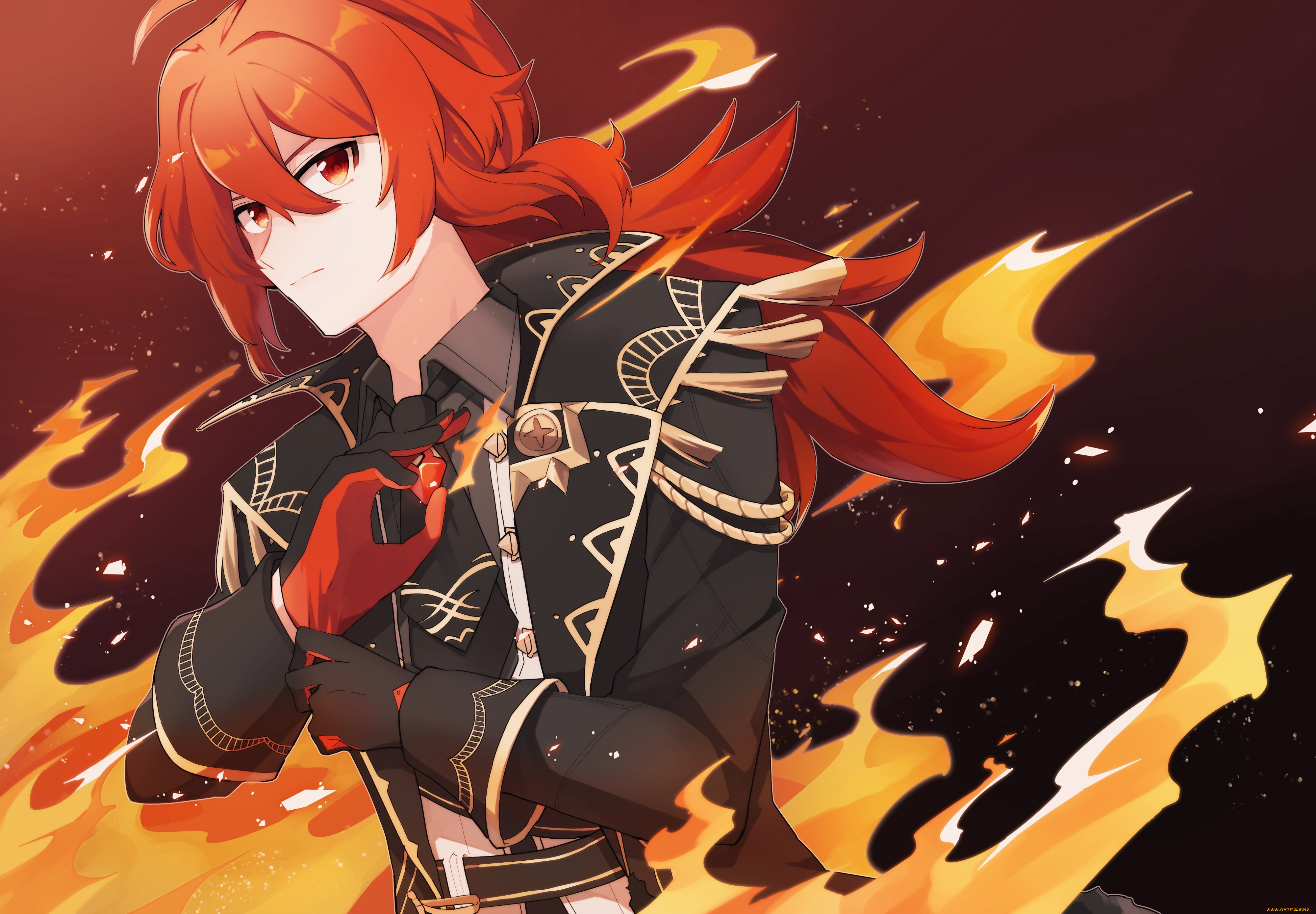 аниме, genshin, impact, genshin, impact