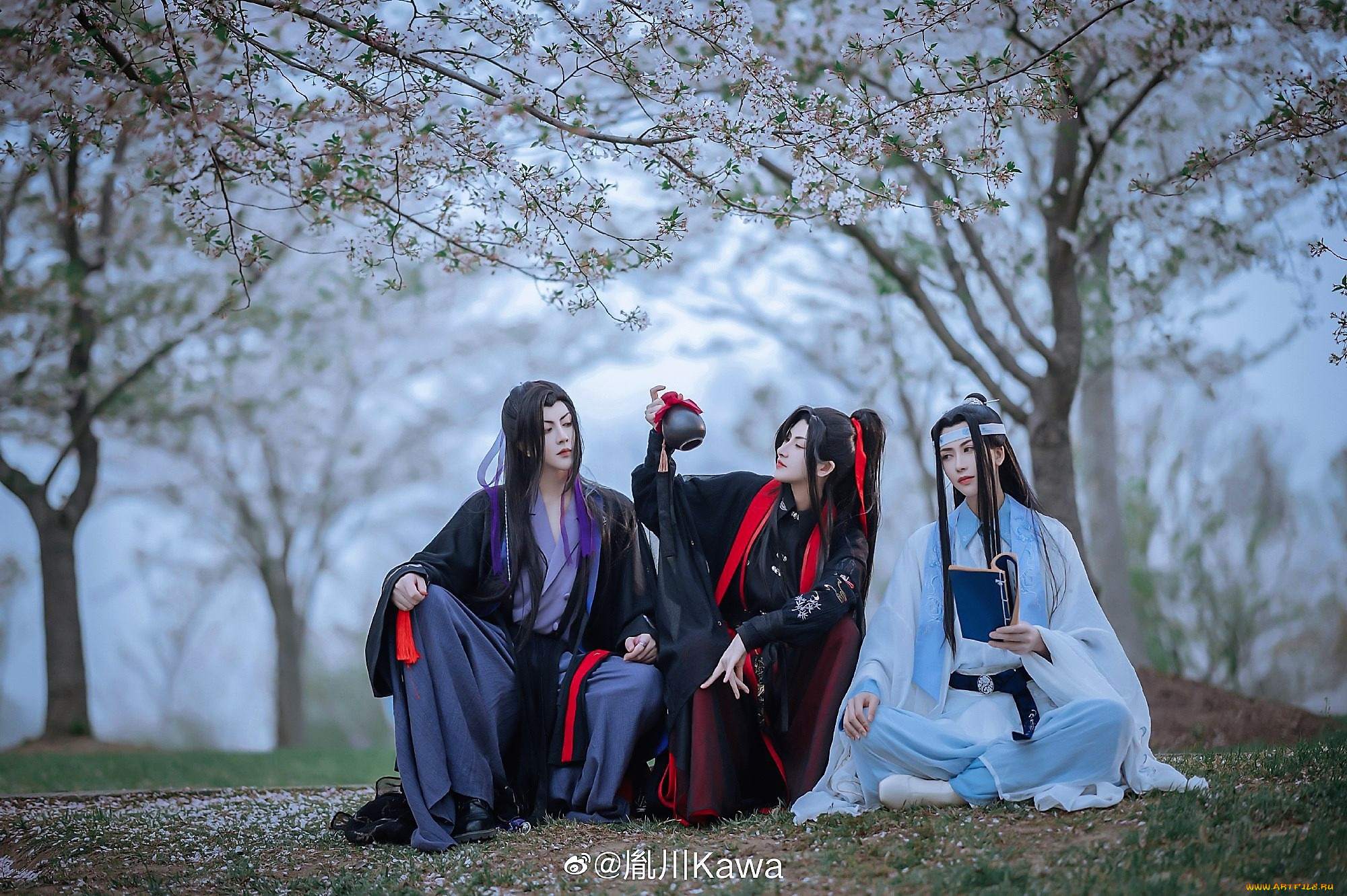 девушки, -, креатив, , косплей, цзян, чэн, вэй, усянь, лань, ванцзи, костюмы