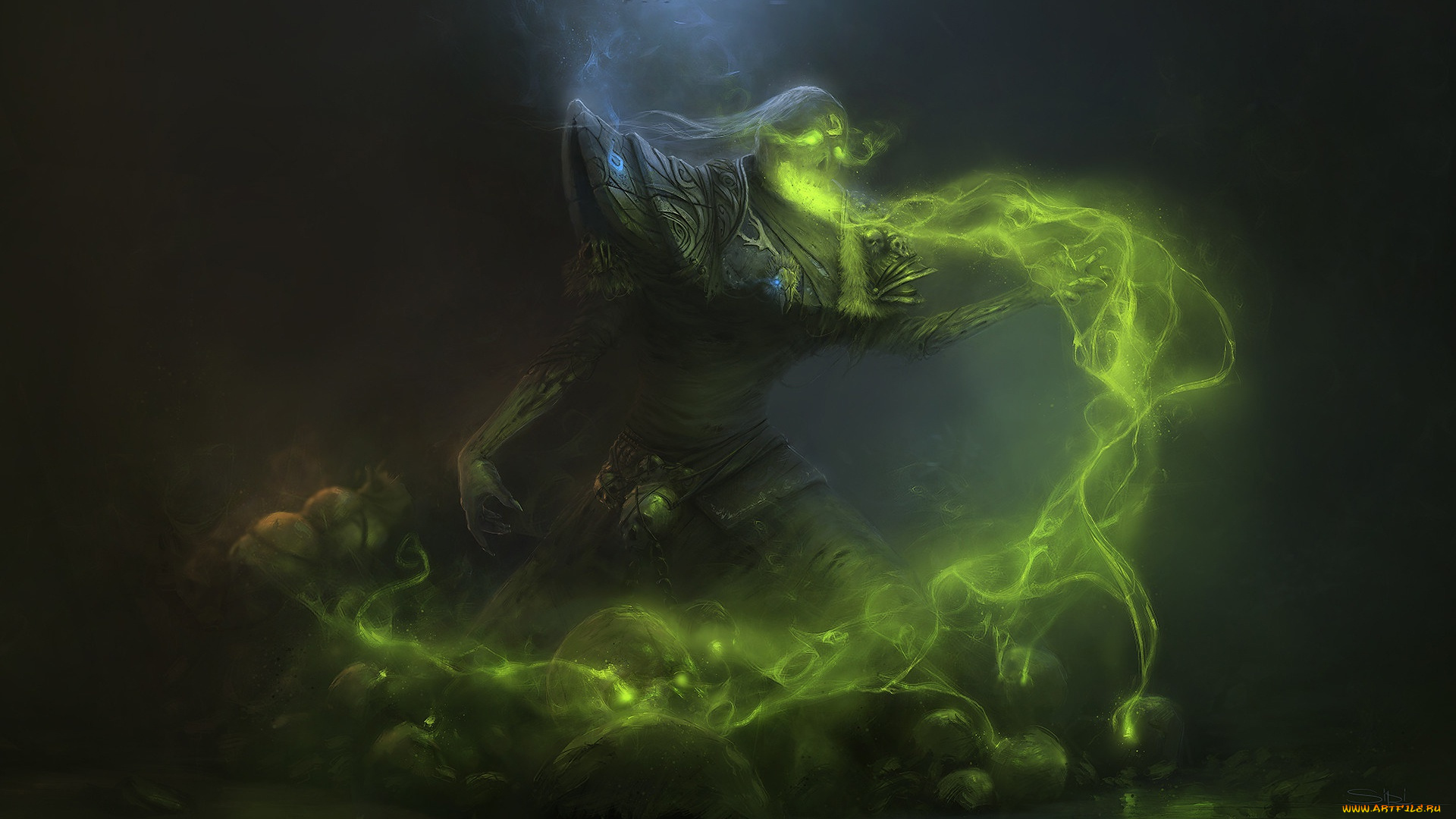 фэнтези, нежить, скелет