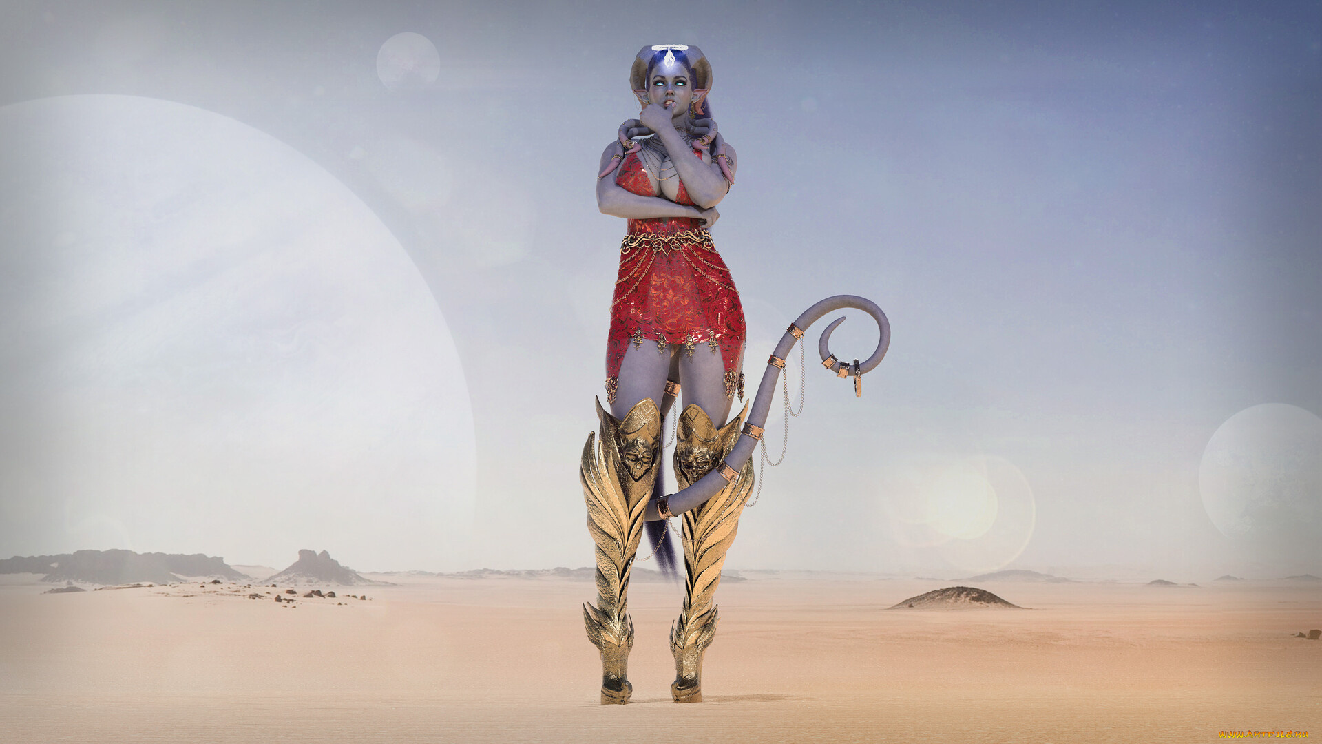 видео, игры, world, of, warcraft, draenei