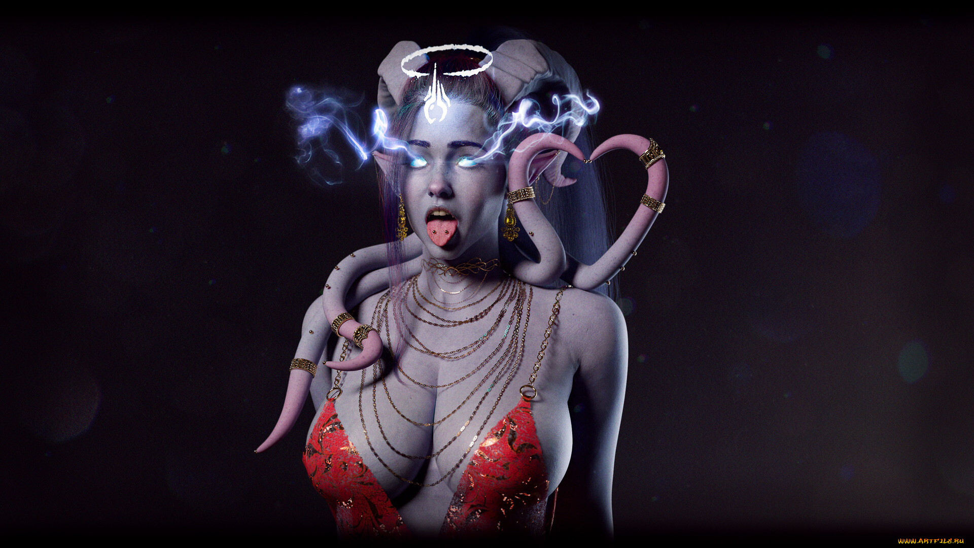 видео, игры, world, of, warcraft, draenei