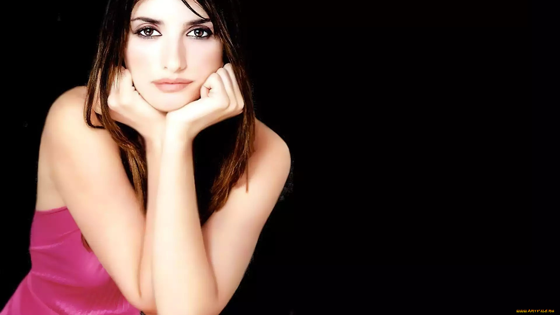 девушки, penelope, cruz, актриса, шатенка, платье