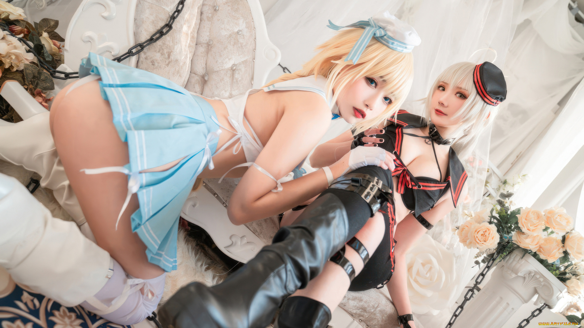 две, девушки, девушки, -, креатив, , косплей, женщины, две, вместе, разные, сексуальные, модели, звёзды, позируют, разная, обувь, верхняя, стильная, одежда, нижнее, эротическое, бельё, трусы, лифчик, аксессуары, макияж, колготки, чулки, и, множество, элементов, на, фотографии