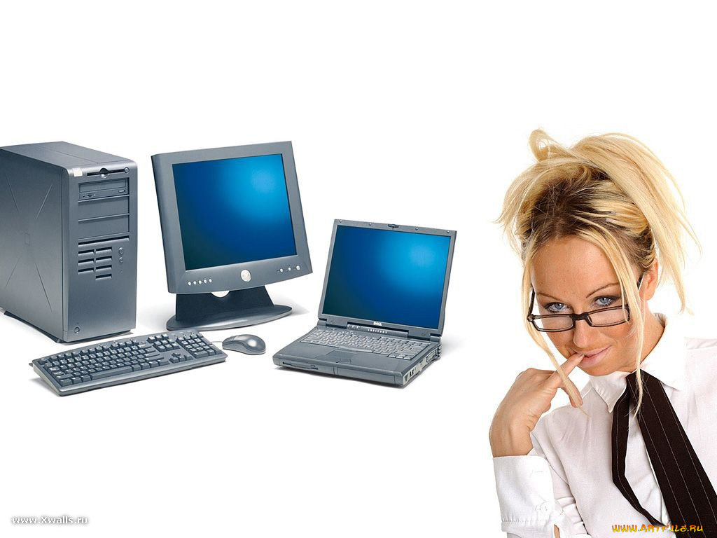компьютеры, мониторы, ноутбуки
