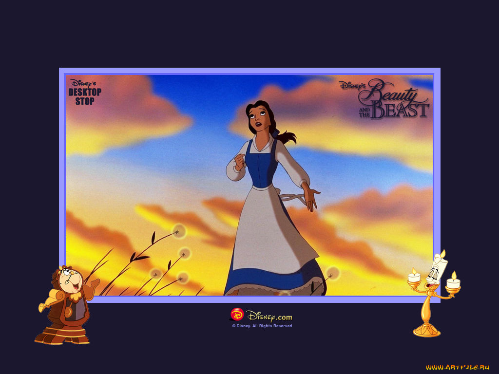 мультфильмы, beauty, and, the, beast