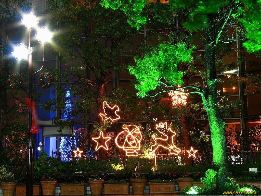 праздничные, новогодние, пейзажи