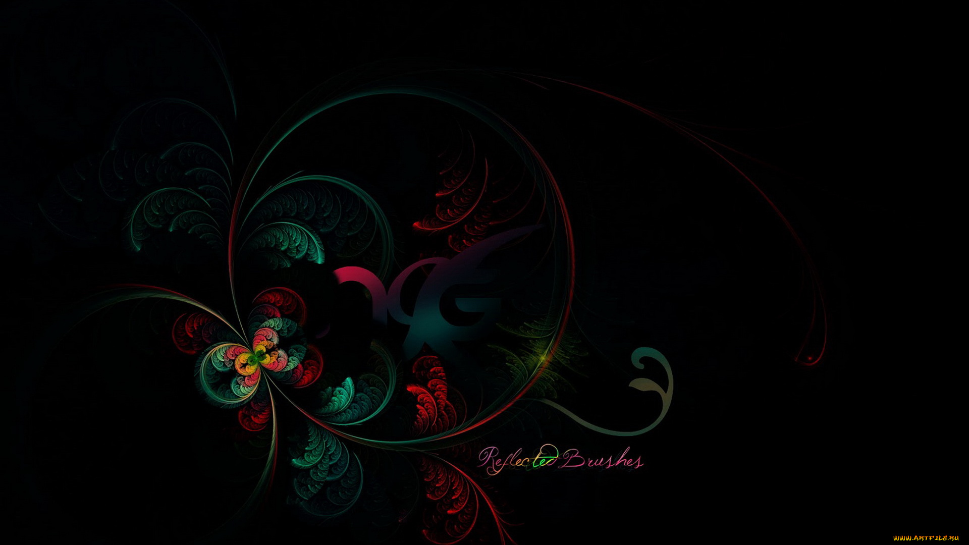 3д, графика, abstract, абстракции, узор, тёмный, фон, абстракция