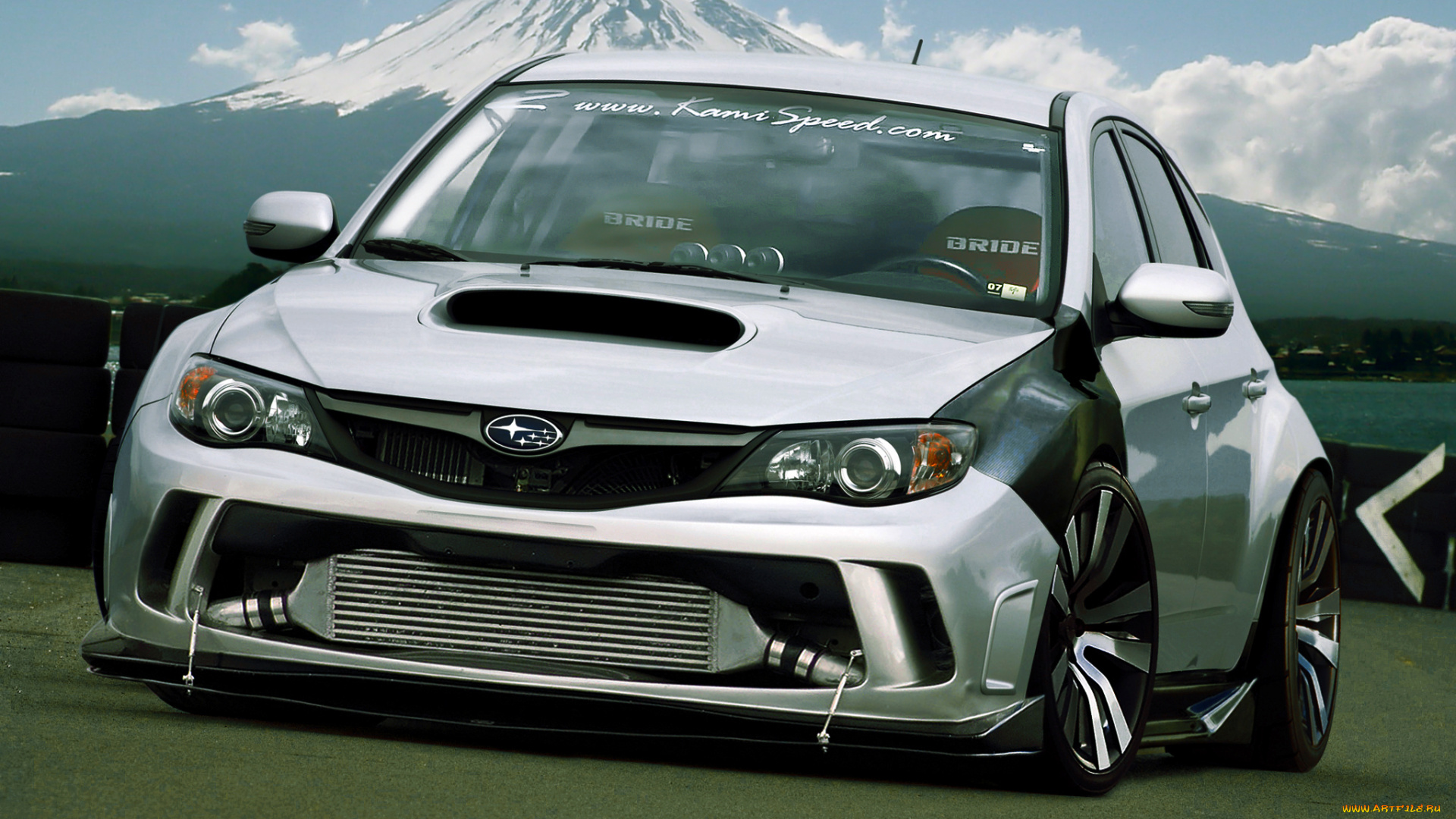 автомобили, виртуальный, тюнинг, impreza