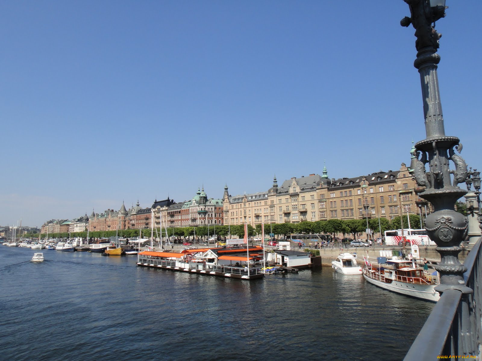 города, стокгольм, швеция, река, лодки, дома