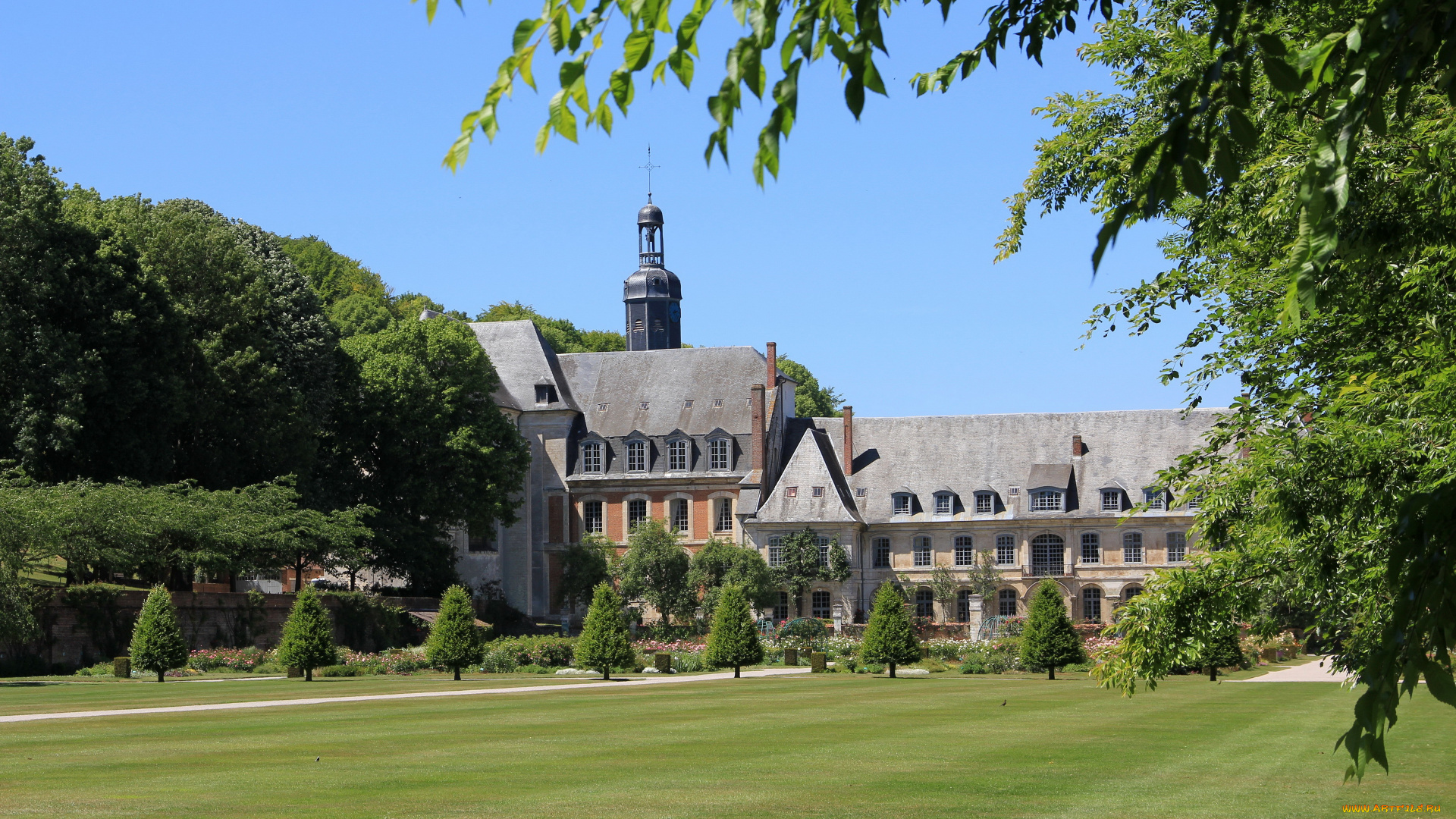 abbaye, de, valloires, франция, города, католические, соборы, костелы, аббатства, монастырь