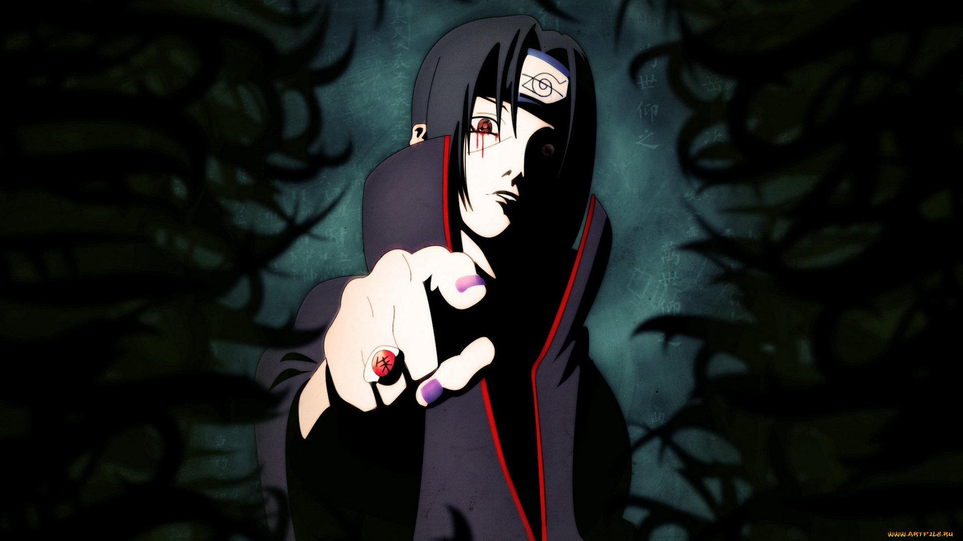 аниме, naruto, итачи, учиха