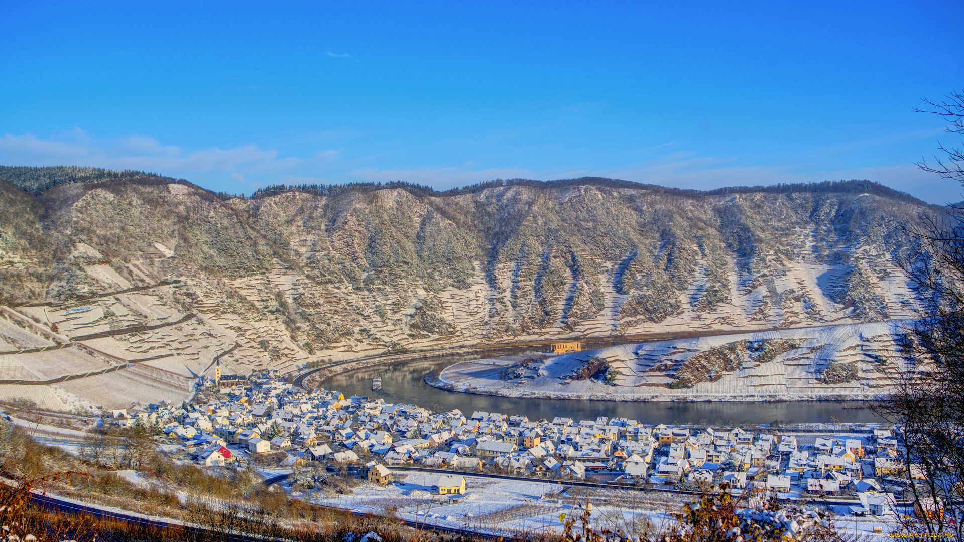 германия, брем, города, панорамы