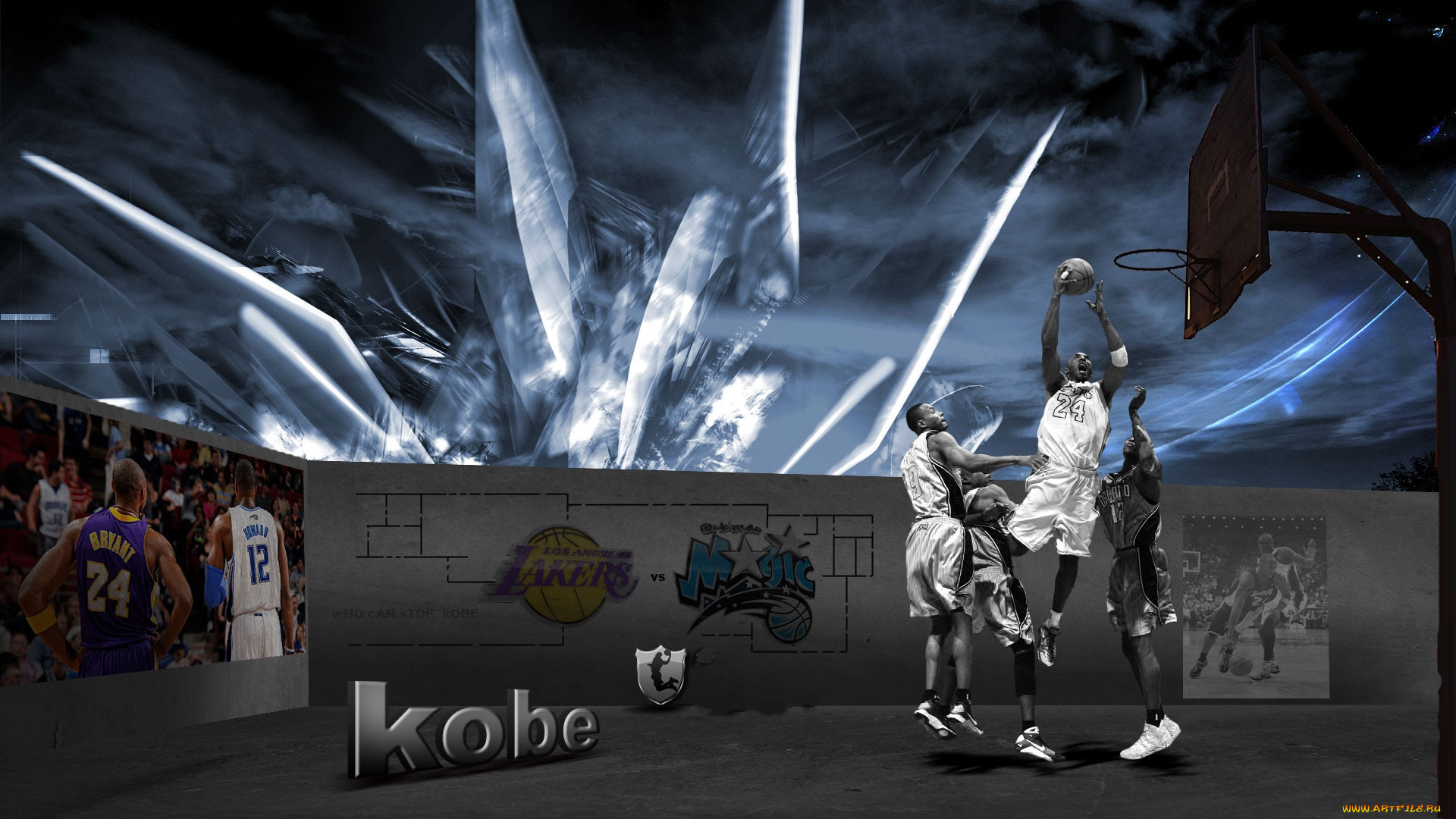 kobe, bryant, 2009, finals, спорт, nba, нба, звезда