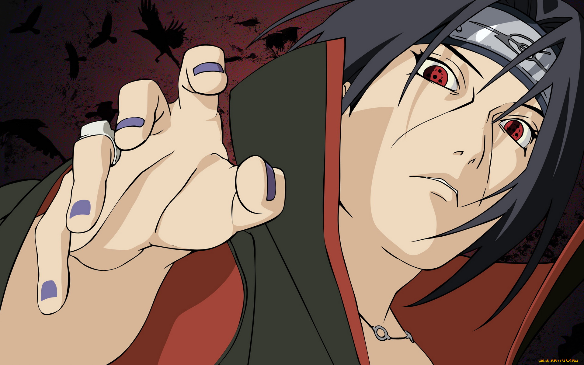 аниме, naruto, учиха, итачи