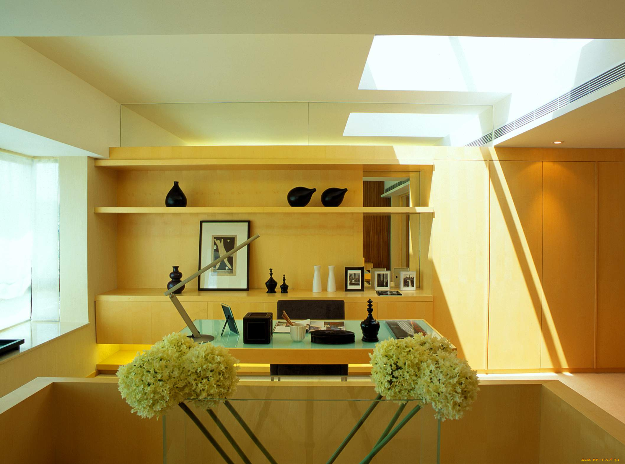 интерьер, кабинет, библиотека, офис, комната, полки